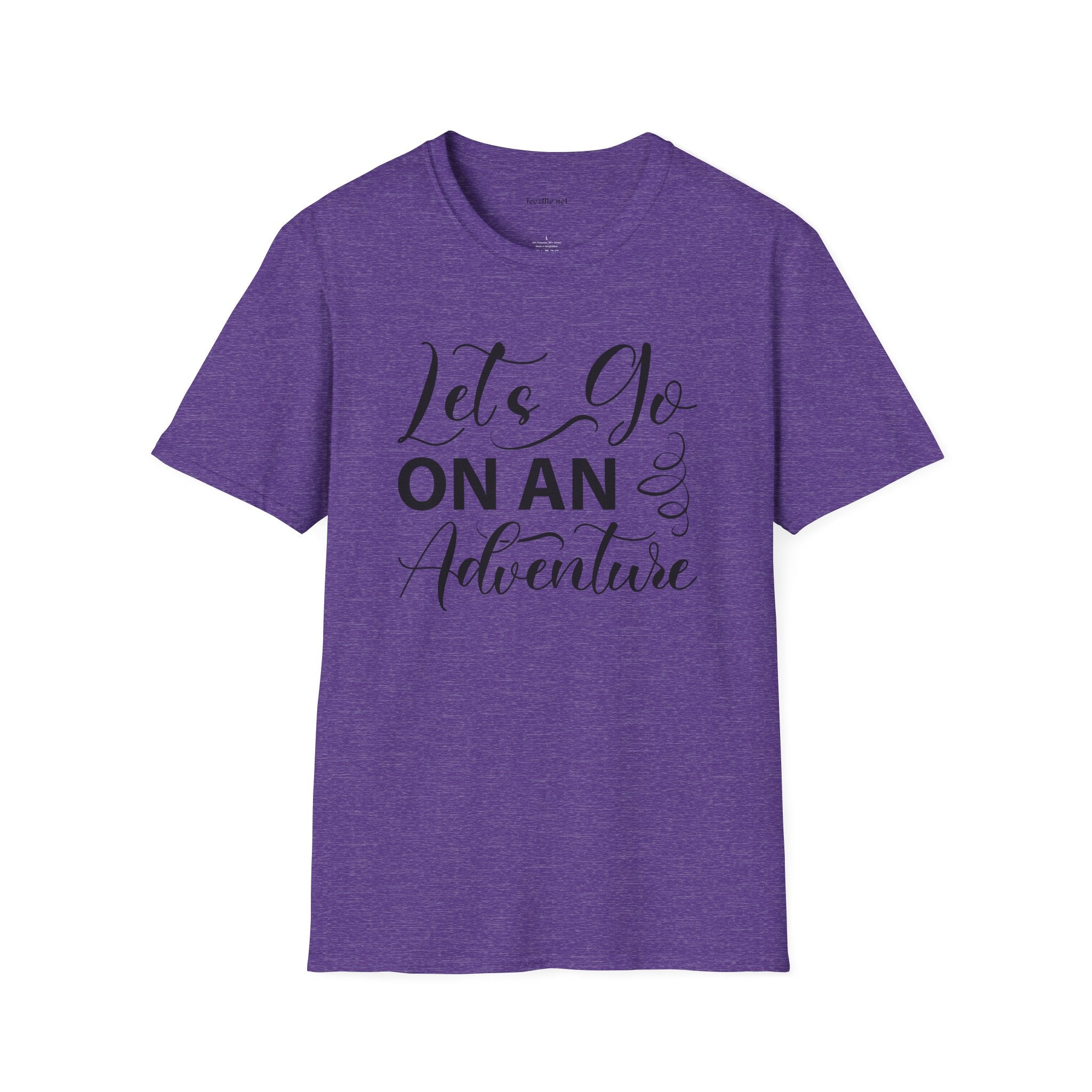 Let's Go On an Adventure Unisex Softstyle T-Shirt 100% Cotton Graphic