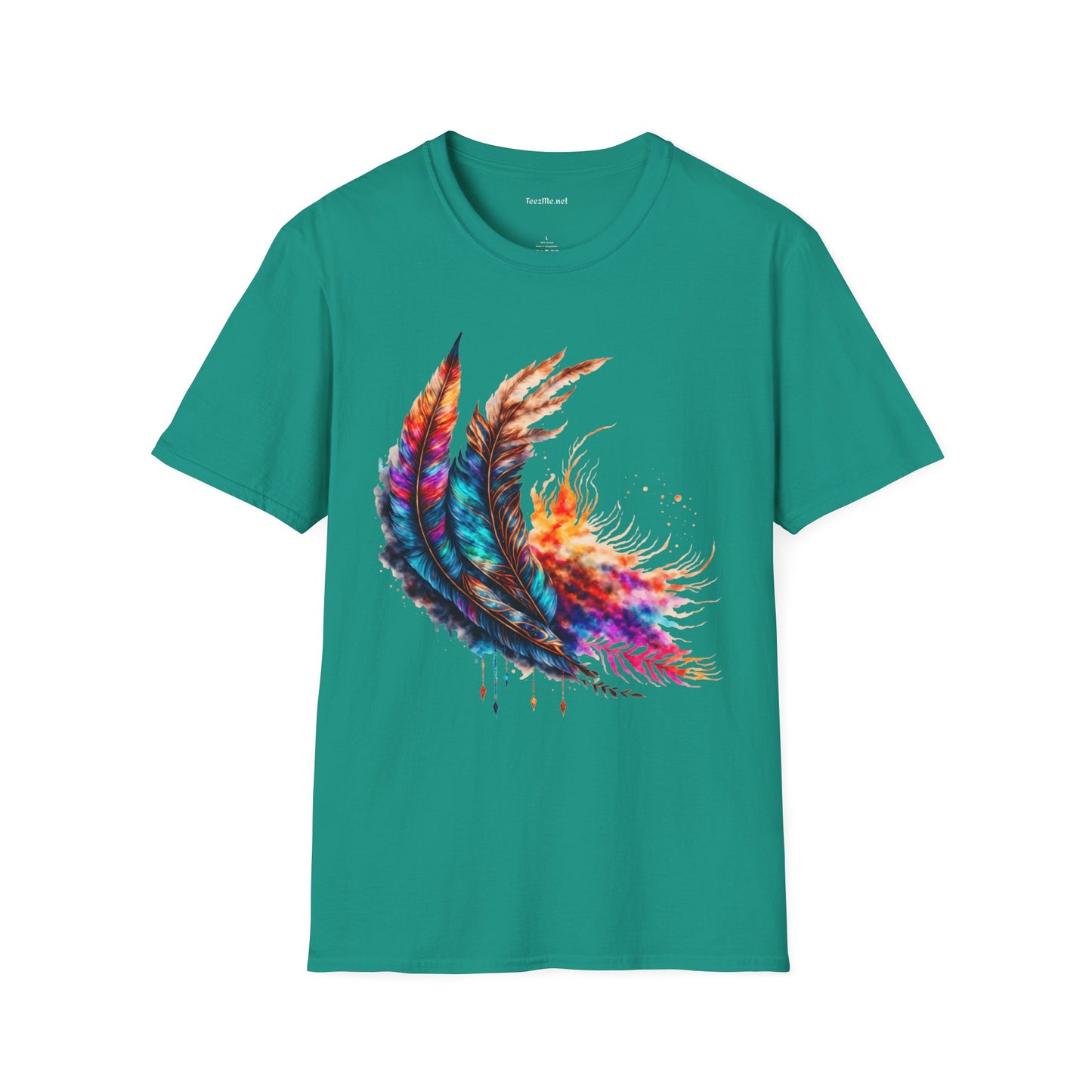 Eagle Feather (1) Unisex Softstyle T-Shirt 100% Cotton Graphic