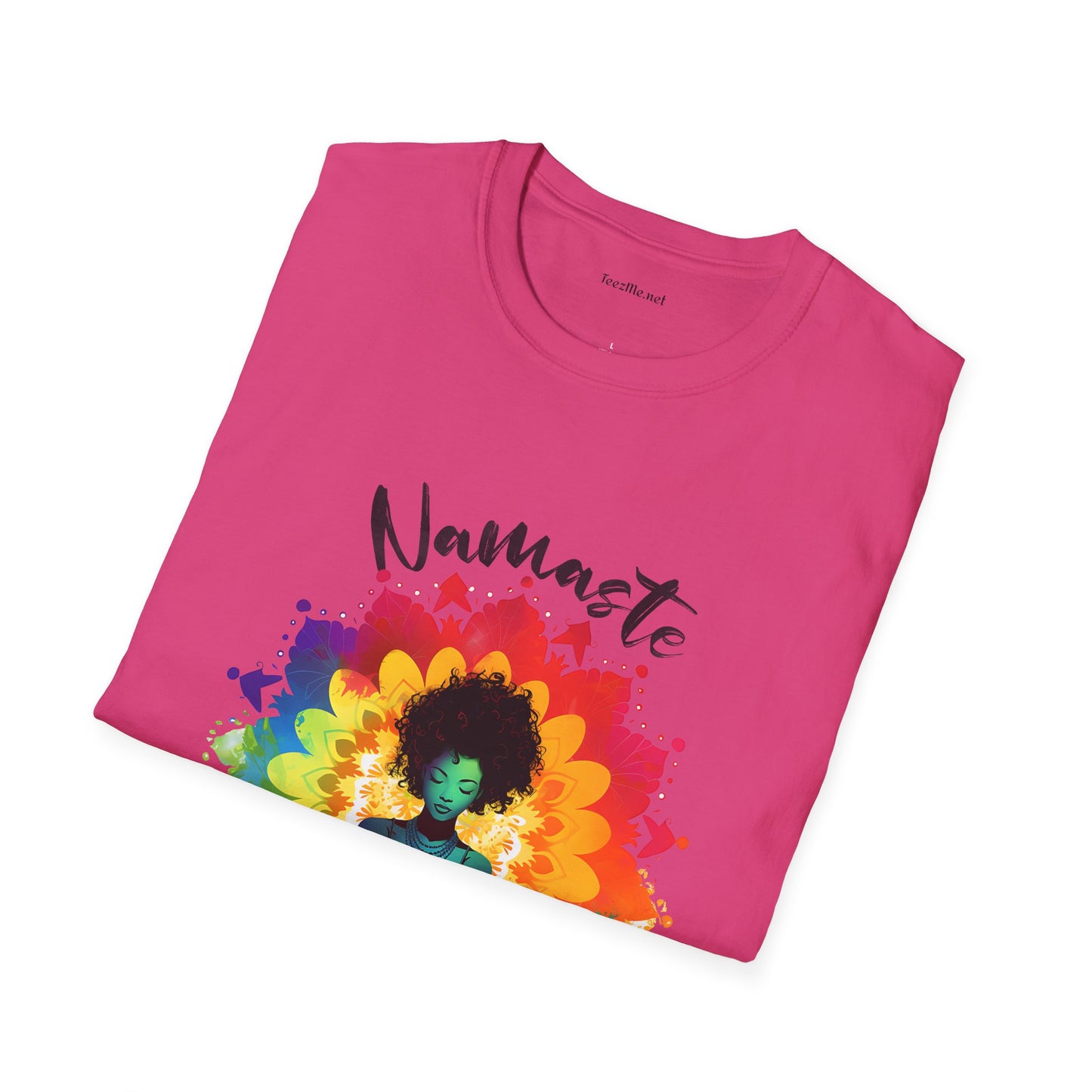 Namaste - Unisex Softstyle T-Shirt 100% Cotton Graphic