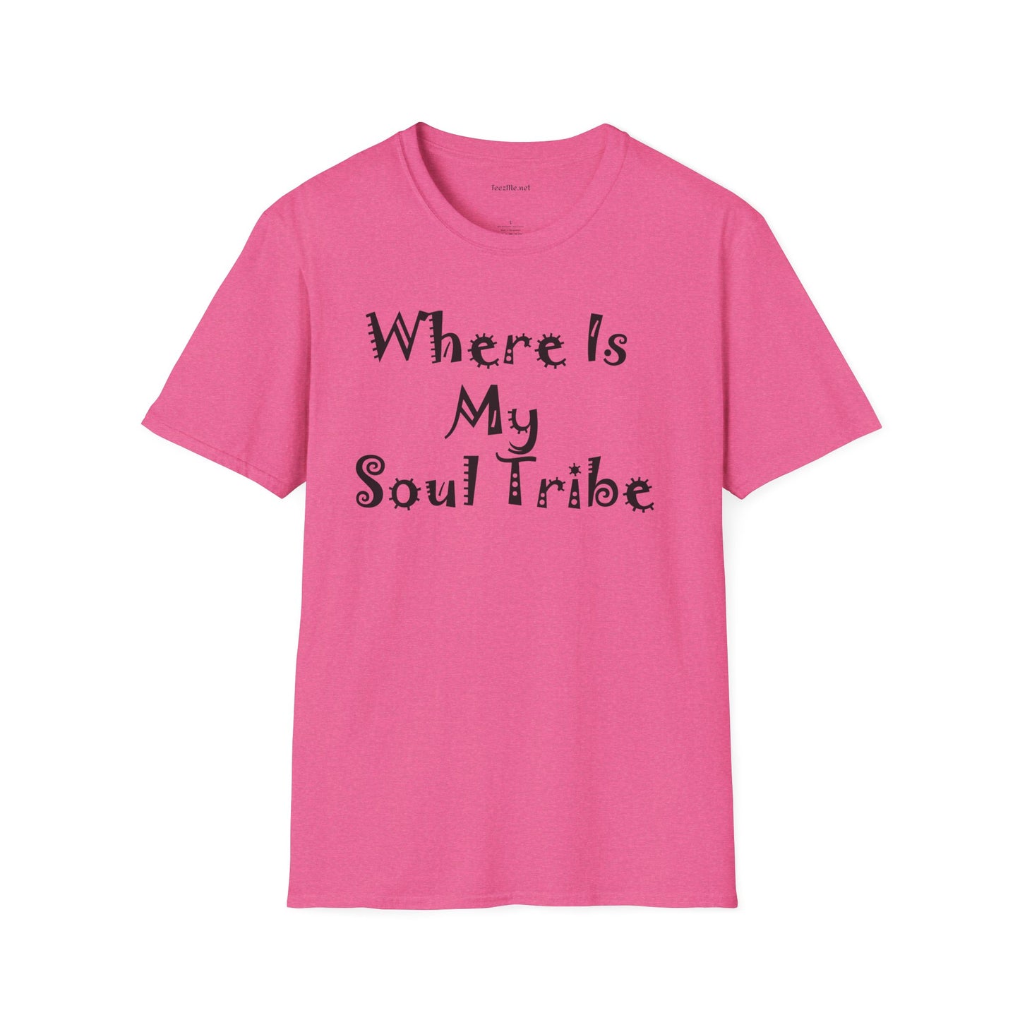 Where Is My Soul Tribe 03 Unisex Soft Style T-Shirt 100% Cotton Graphic