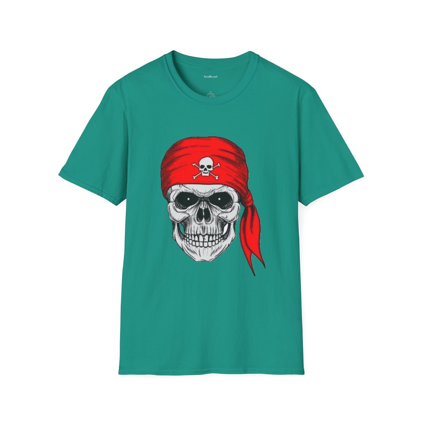 Pirate- Unisex Softstyle T-Shirt 100% Cotton Graphic