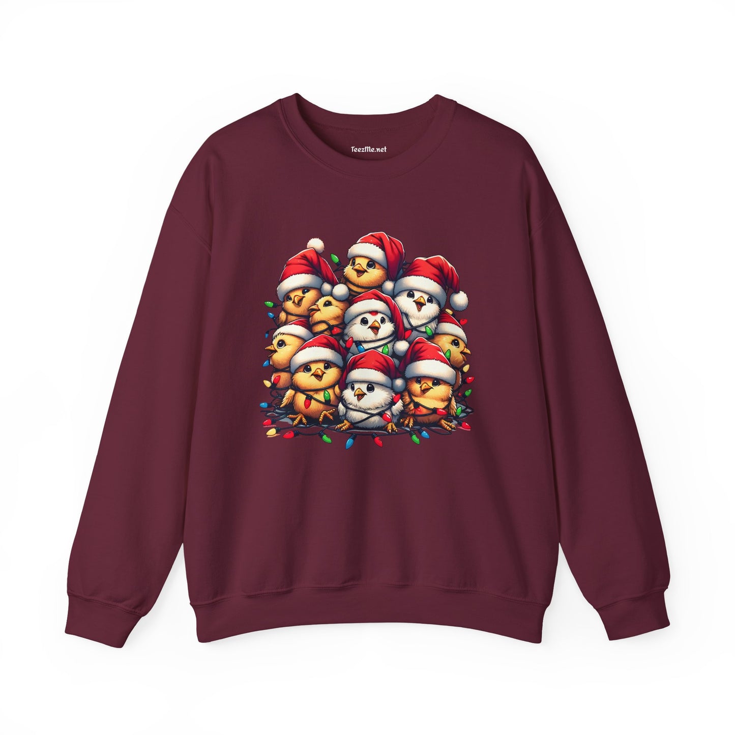 Holiday Chickens Unisex Heavy Blend™ Crewneck Sweatshirt