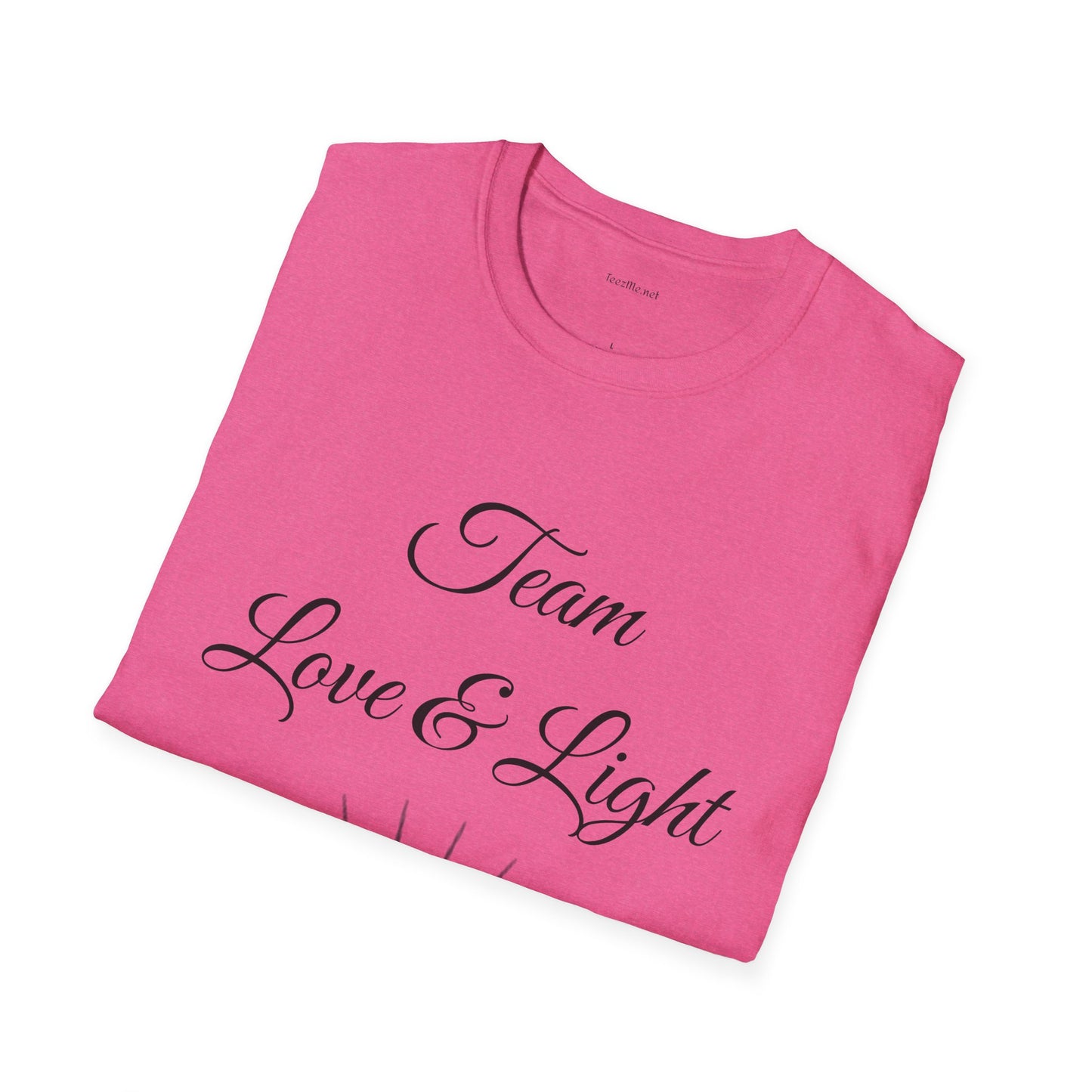 Team Love & Light - Unisex Softstyle T-Shirt 100% Cotton Graphic