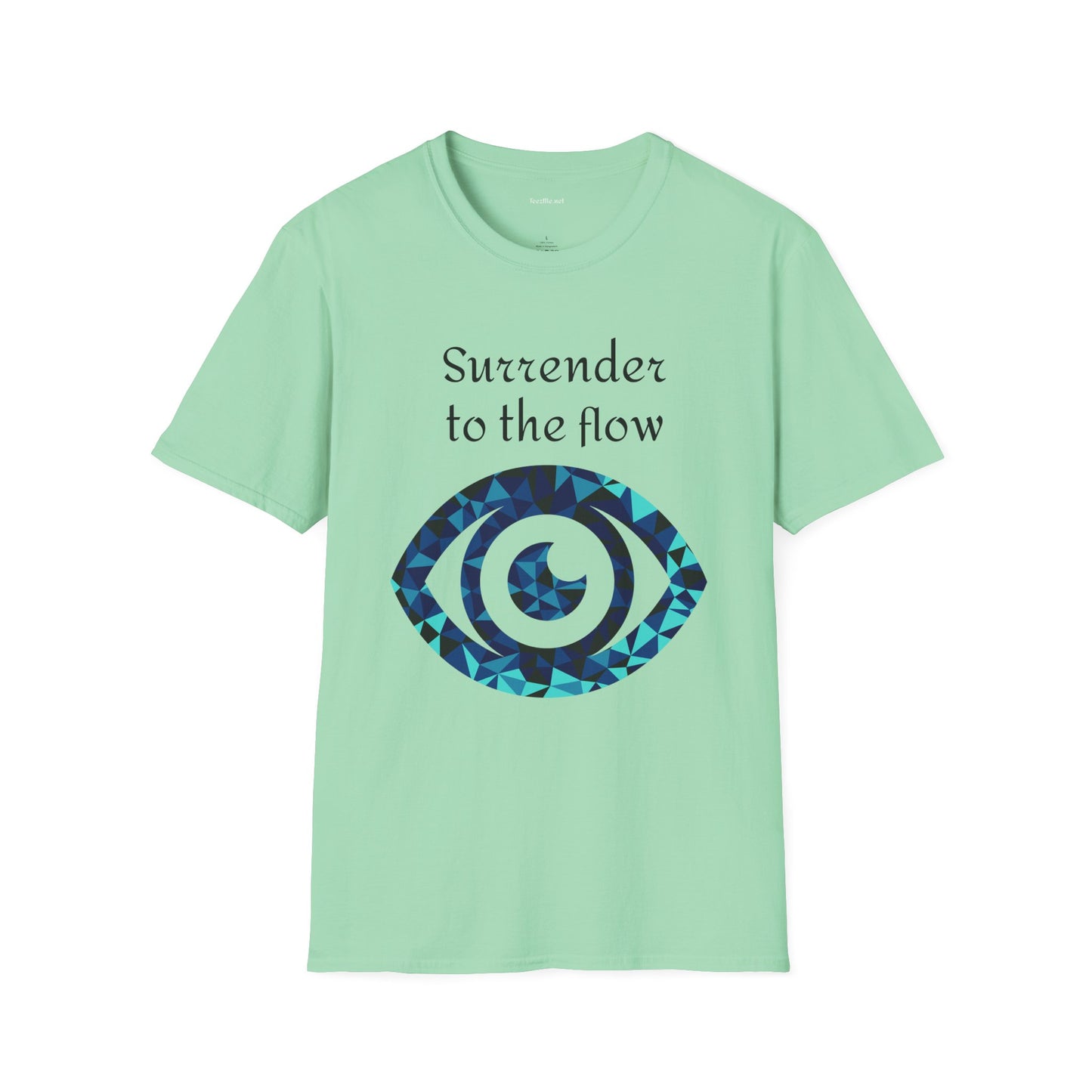 Surrender to the flow - Unisex Softstyle T-Shirt 100% Cotton Graphic