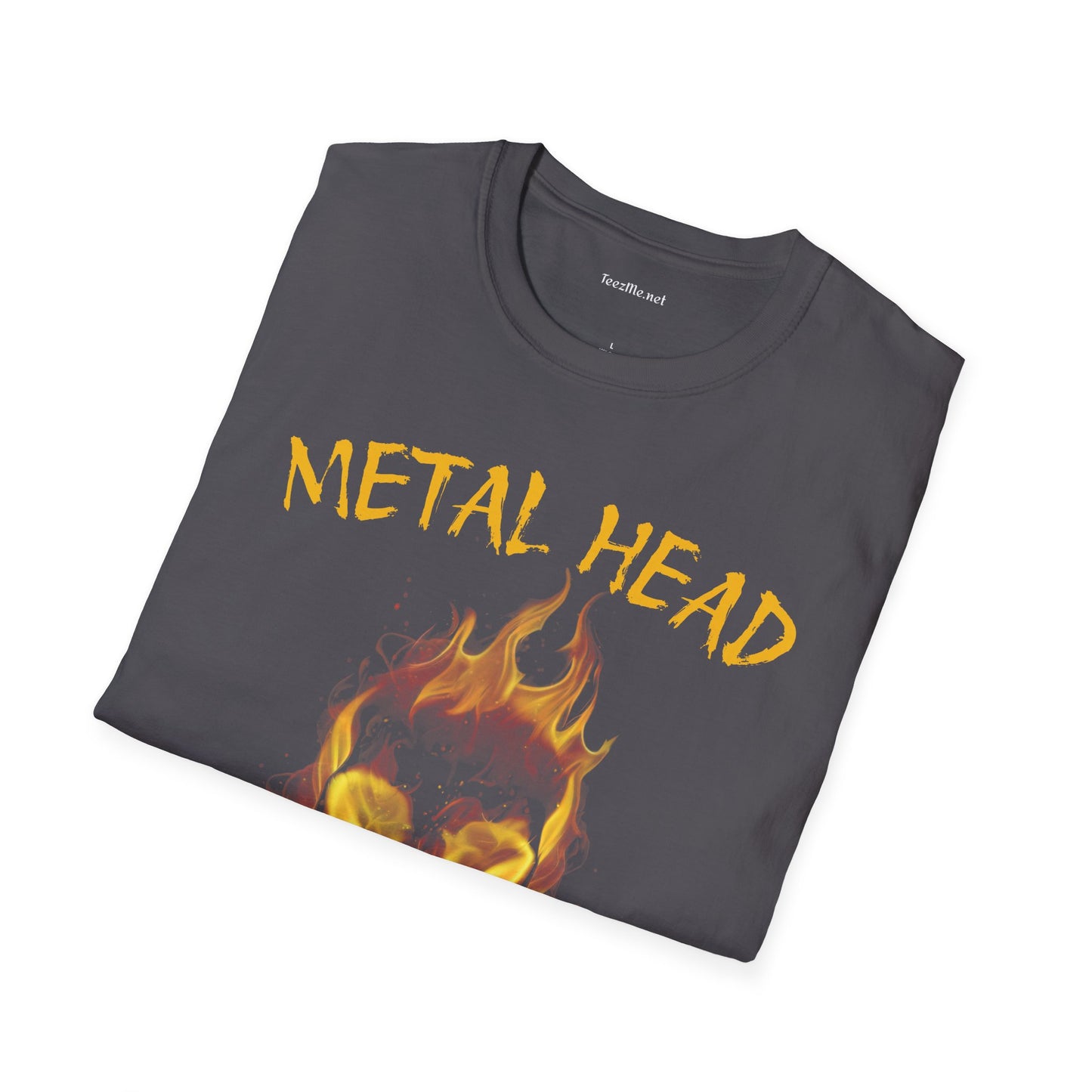 Metal Head - Unisex Softstyle T-Shirt 100% Cotton Graphic