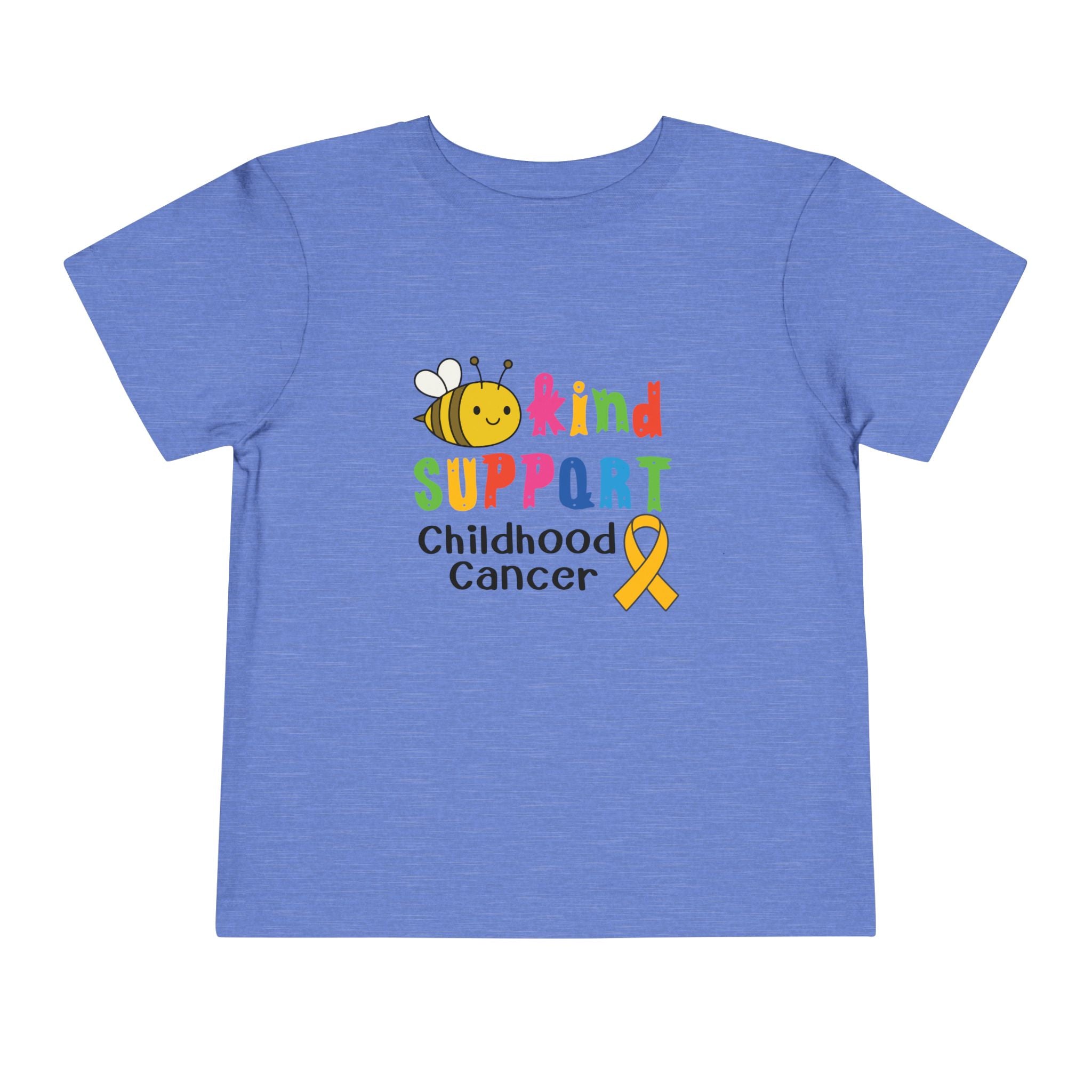 Bee Kind (Support Childhood Cancer)- Kids Softstyle Tee Children