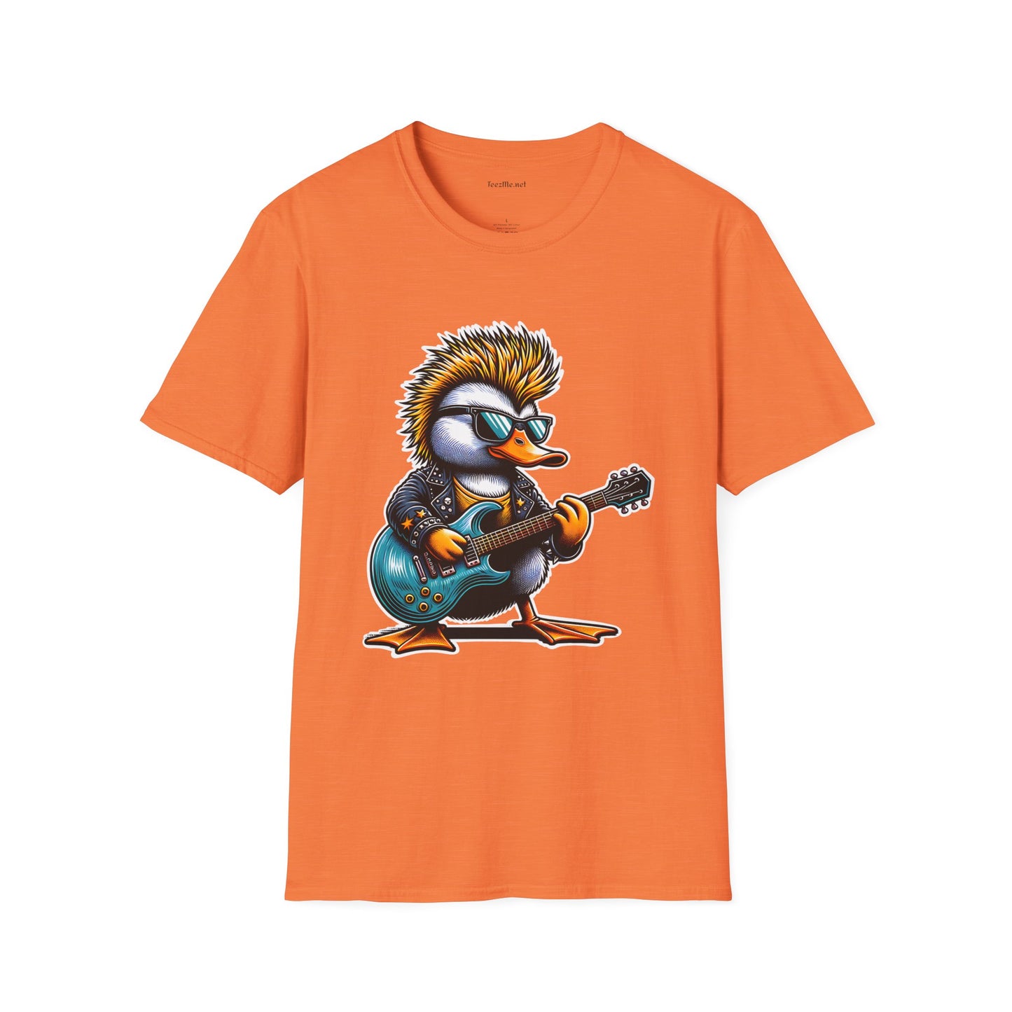 Rockn' Duck Unisex Softstyle T-Shirt 100% Cotton Graphic