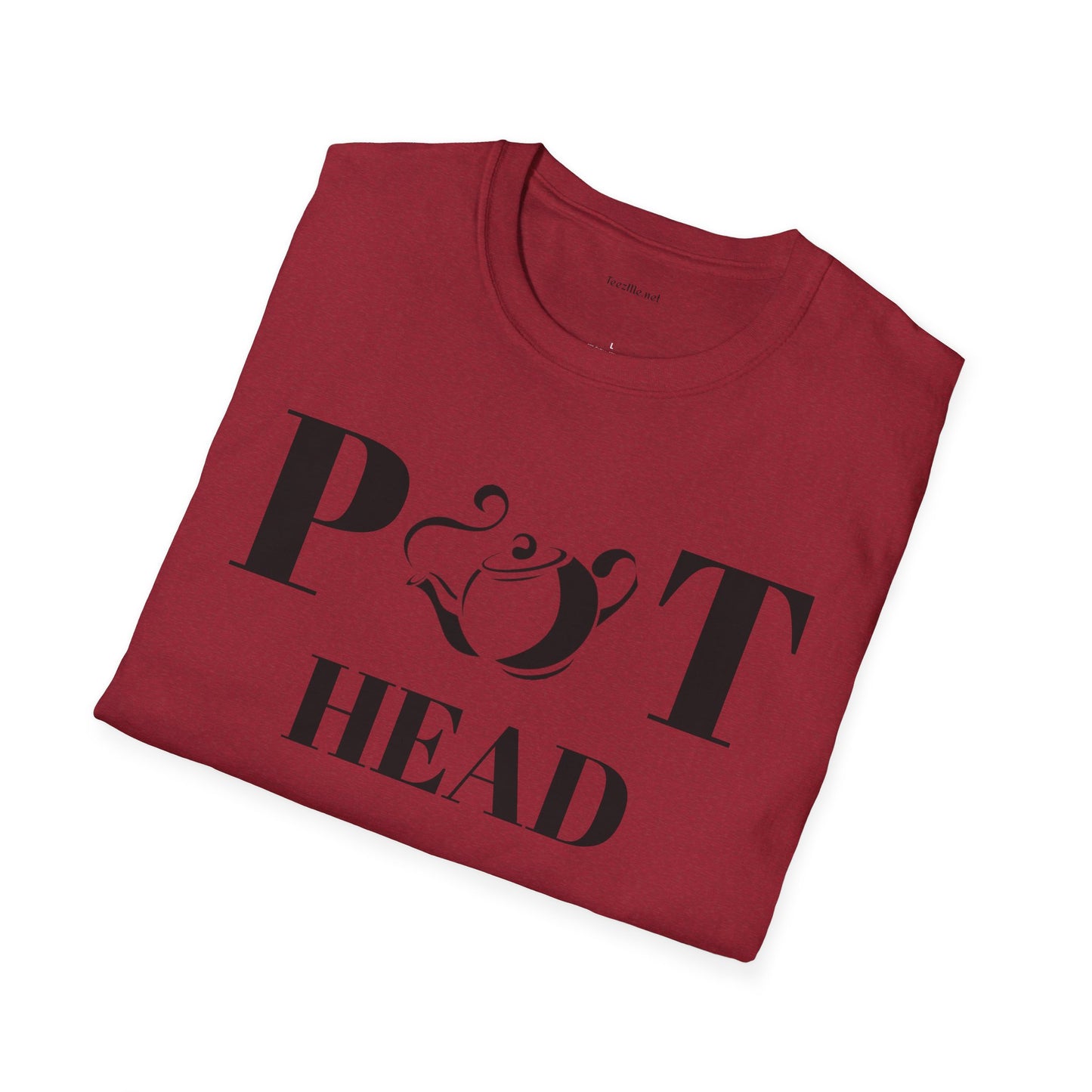 Pot Head - Unisex Softstyle T-Shirt 100% Cotton Graphic