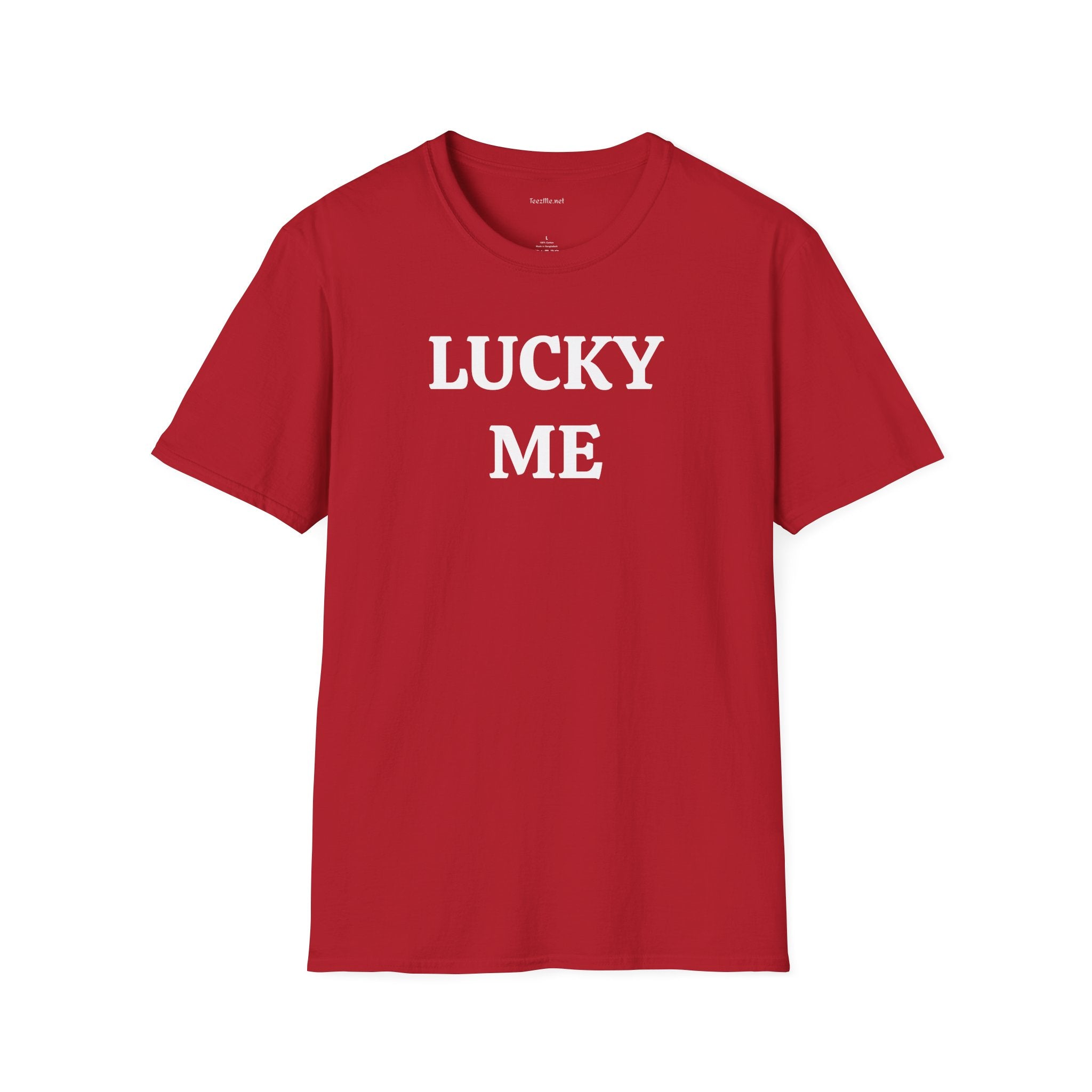 LUCKY ME - Unisex Softstyle T-Shirt 100% Cotton Graphic