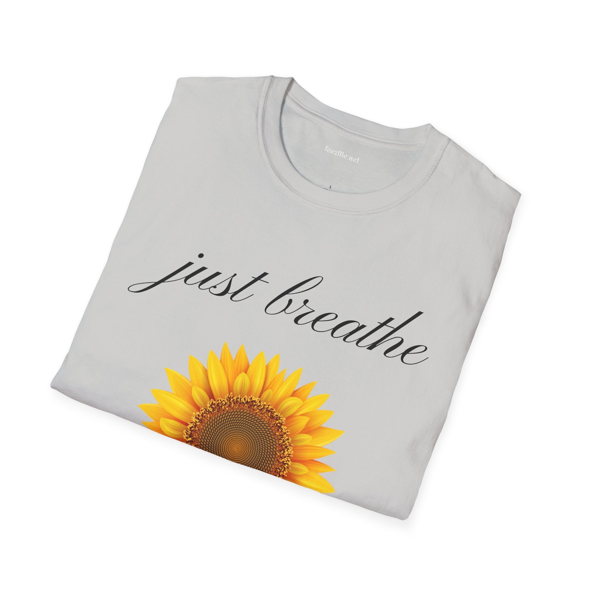 Just breathe - Unisex Softstyle T-Shirt 100% Cotton Graphic