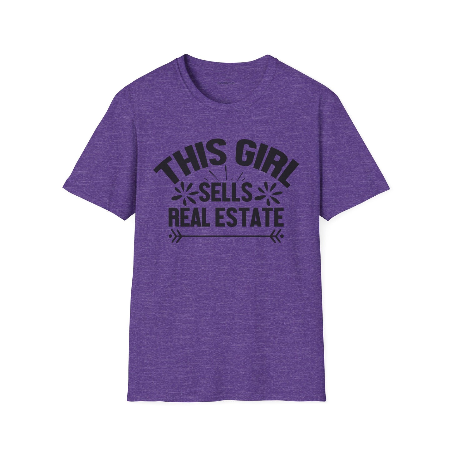 This Girl Sells Real Estate Unisex Soft Style T-Shirt 100% Cotton Graphic