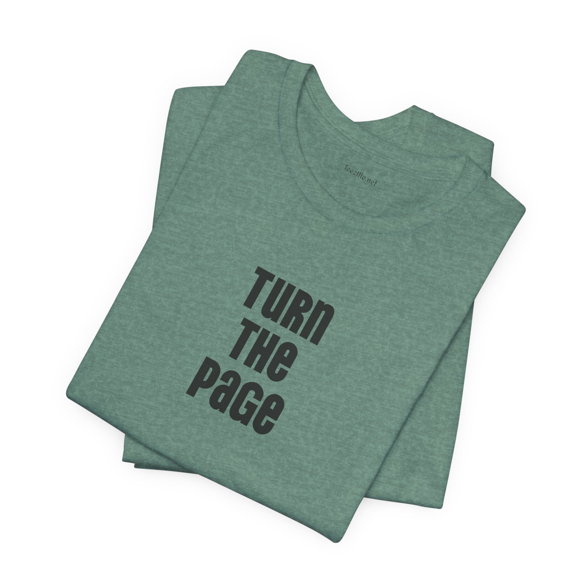 Turn the Page - Unisex Jersey Short Sleeve Tee