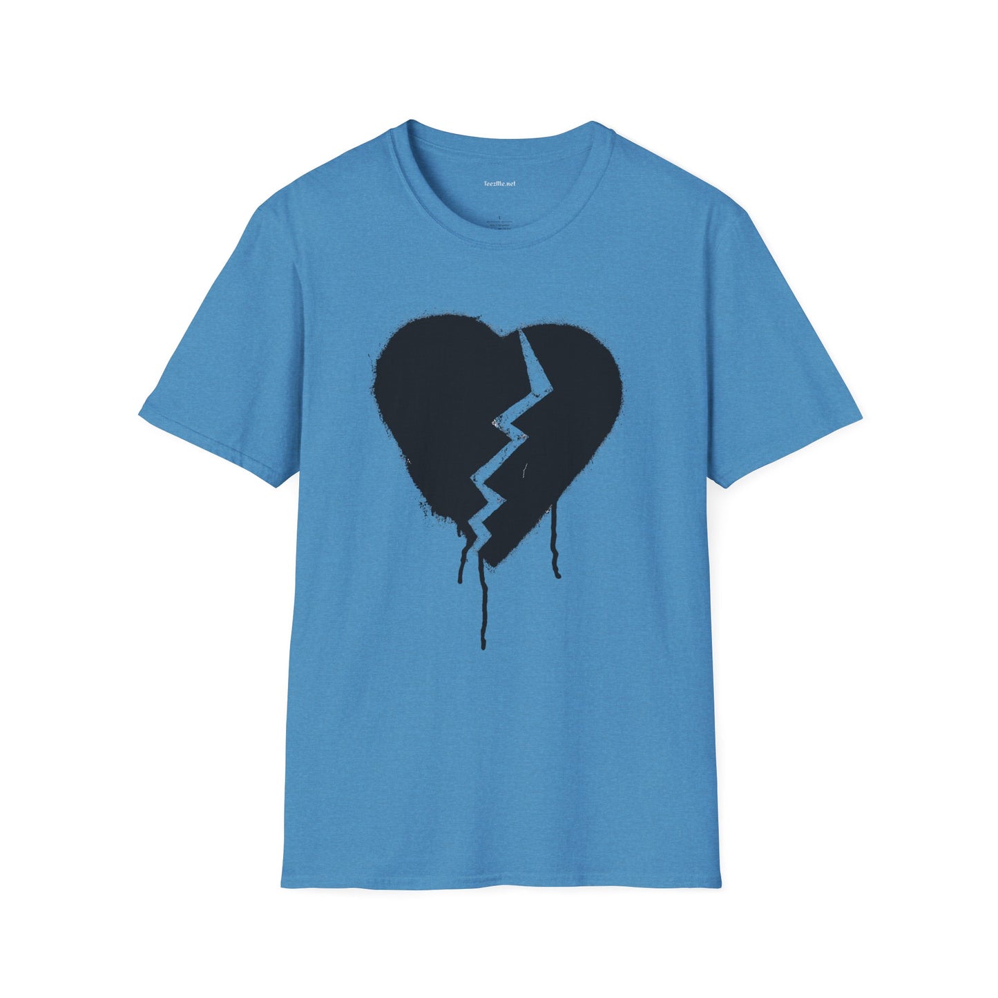 Broken Heart  - Unisex Softstyle T-Shirt 100% Cotton Graphic