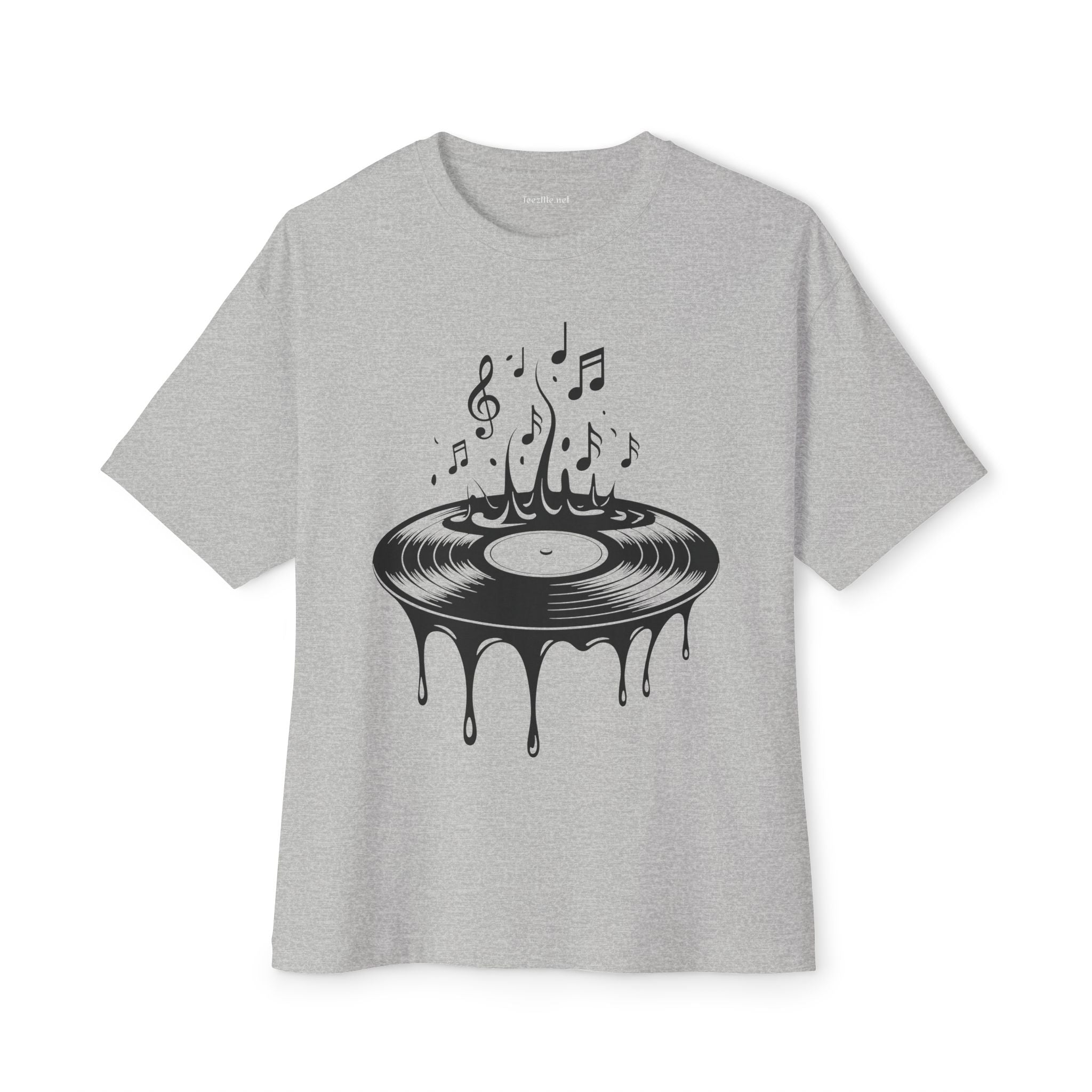 Spinning Vinyl (1) Unisex Oversized Boxy Tee