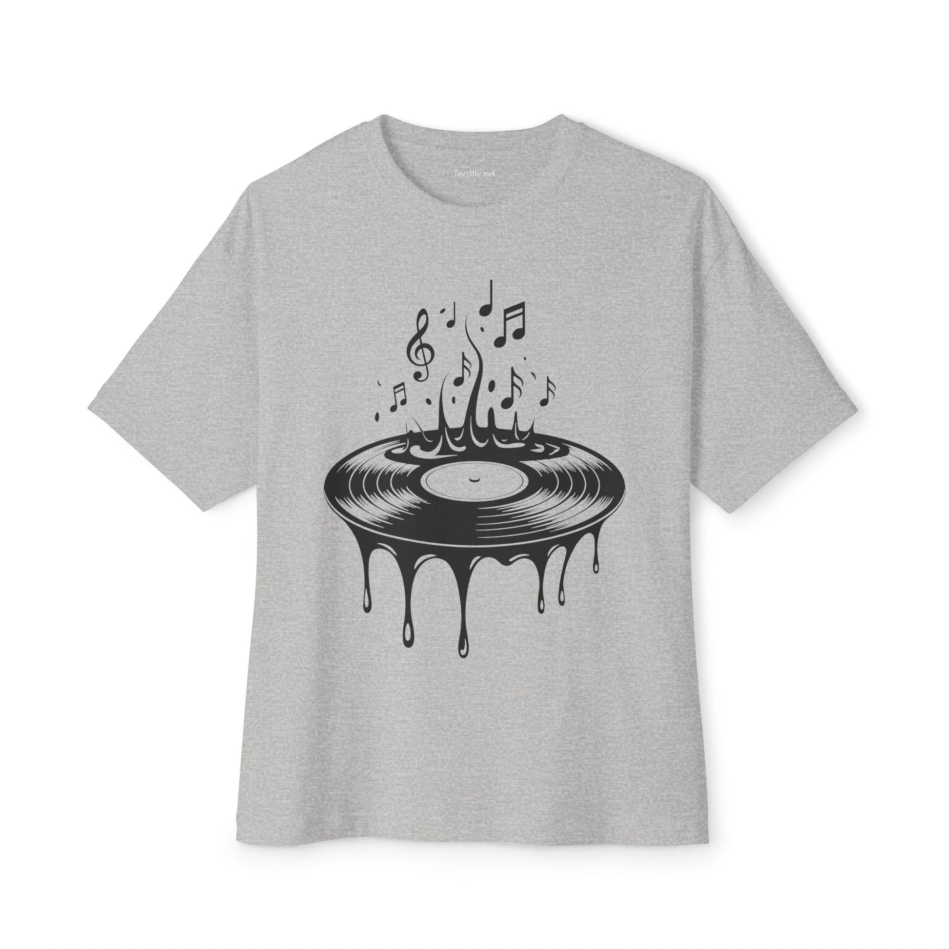 Spinning Vinyl (1) Unisex Oversized Boxy Tee