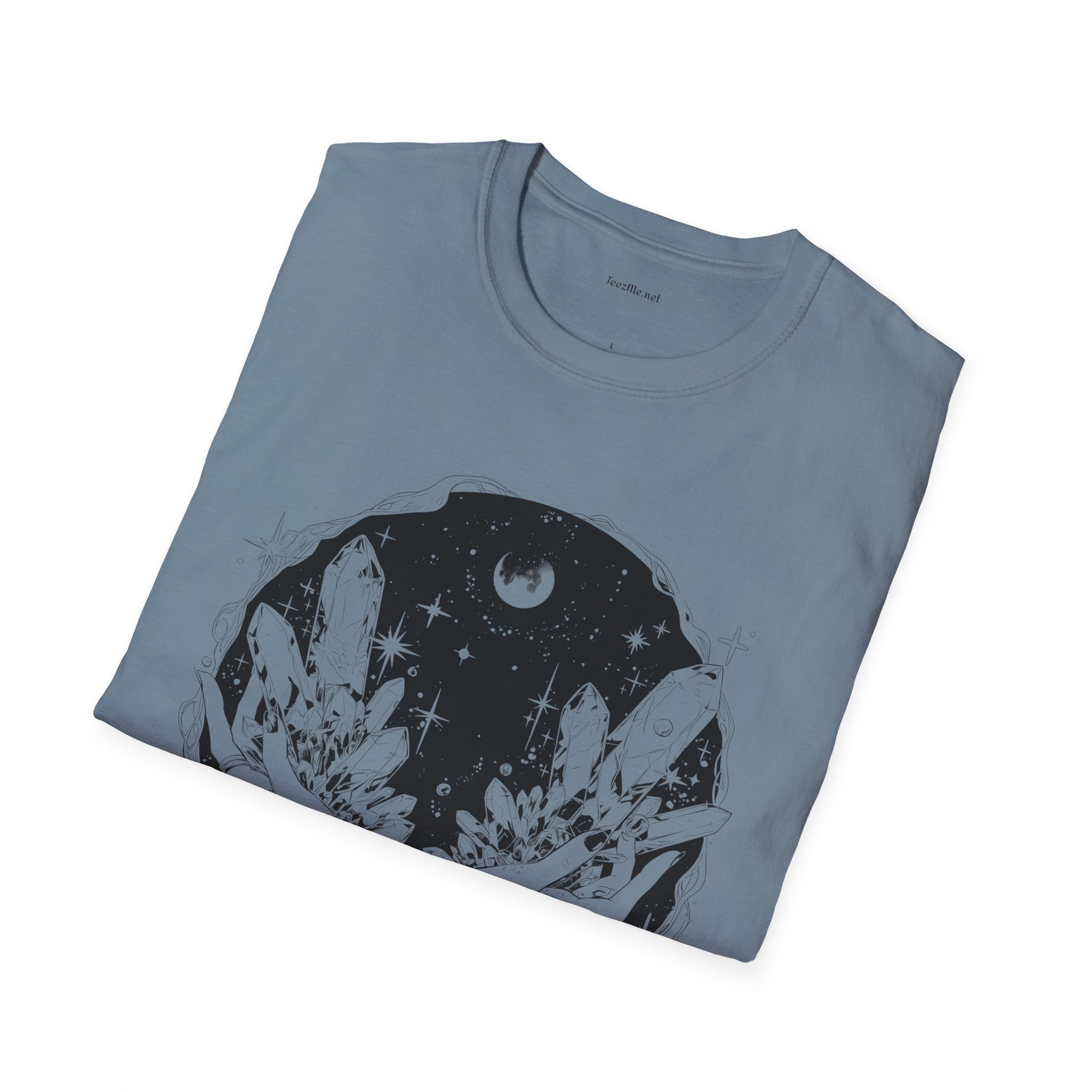 Crystal Moon Magic  - Unisex Softstyle T-Shirt 100% Cotton Graphic