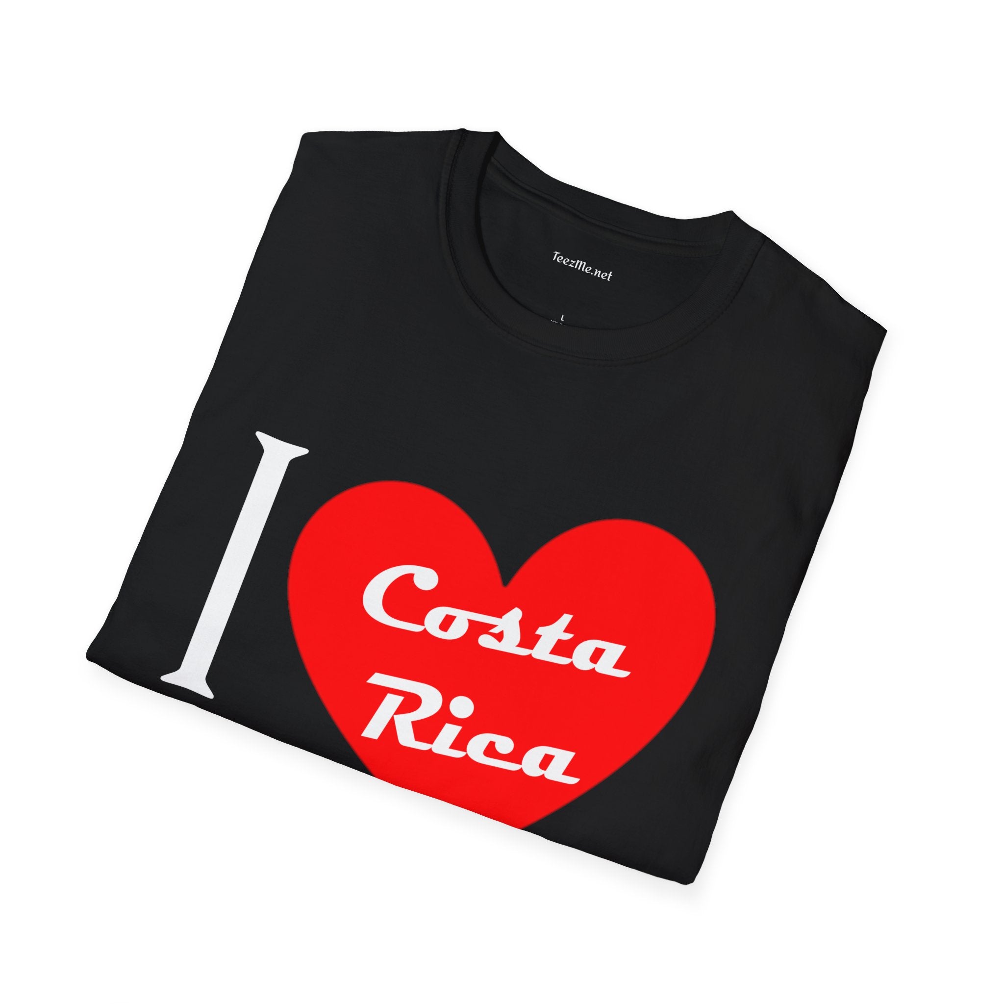 I Love Costa Rica Unisex Softstyle T-Shirt 100% Cotton