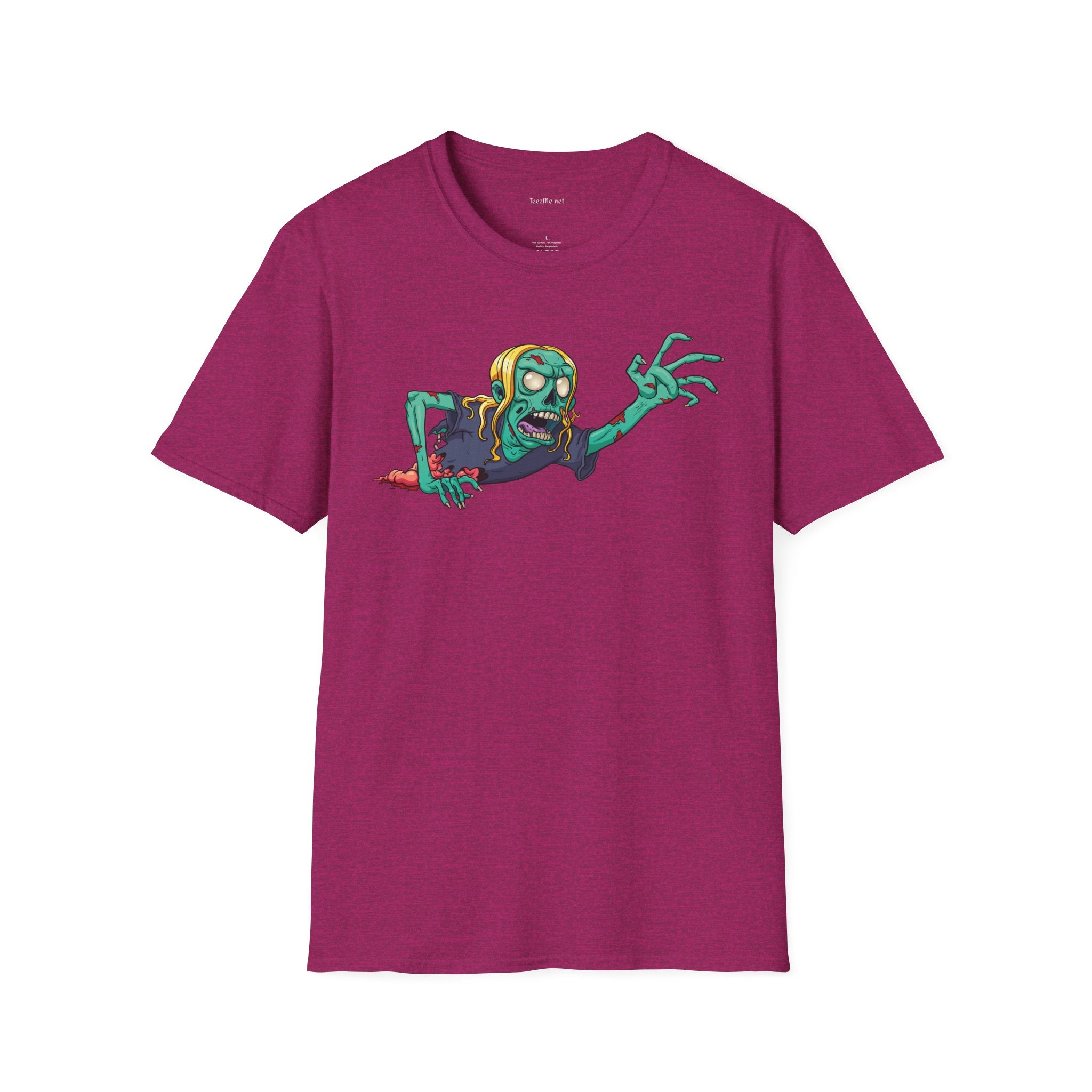 Zombie Grab - Unisex Softstyle T-Shirt 100% Cotton Graphic
