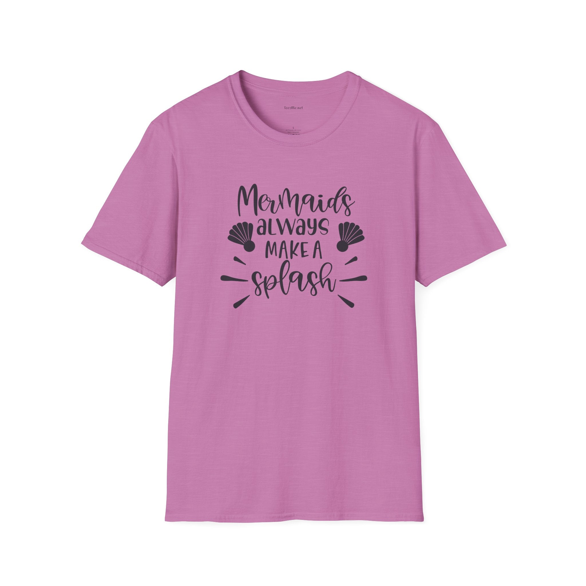 Mermaids make a splash - Unisex Softstyle T-Shirt 100% Cotton Graphic