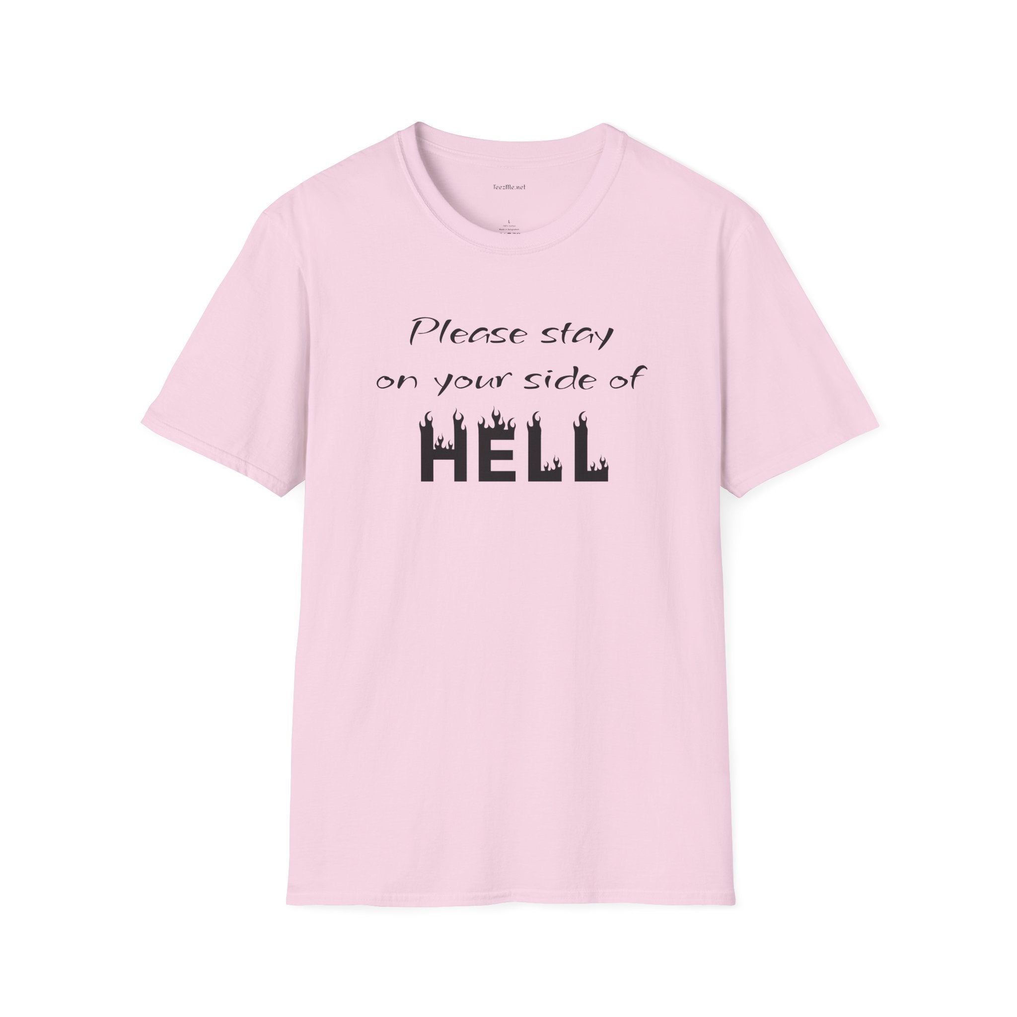 Your side of HELL  - Unisex Softstyle T-Shirt 100% Cotton Graphic