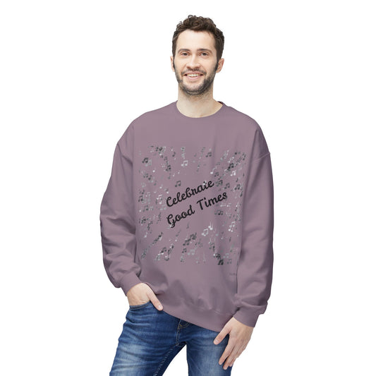 Celebrate good times - Unisex Midweight Softstyle Fleece Crewneck Sweatshirt