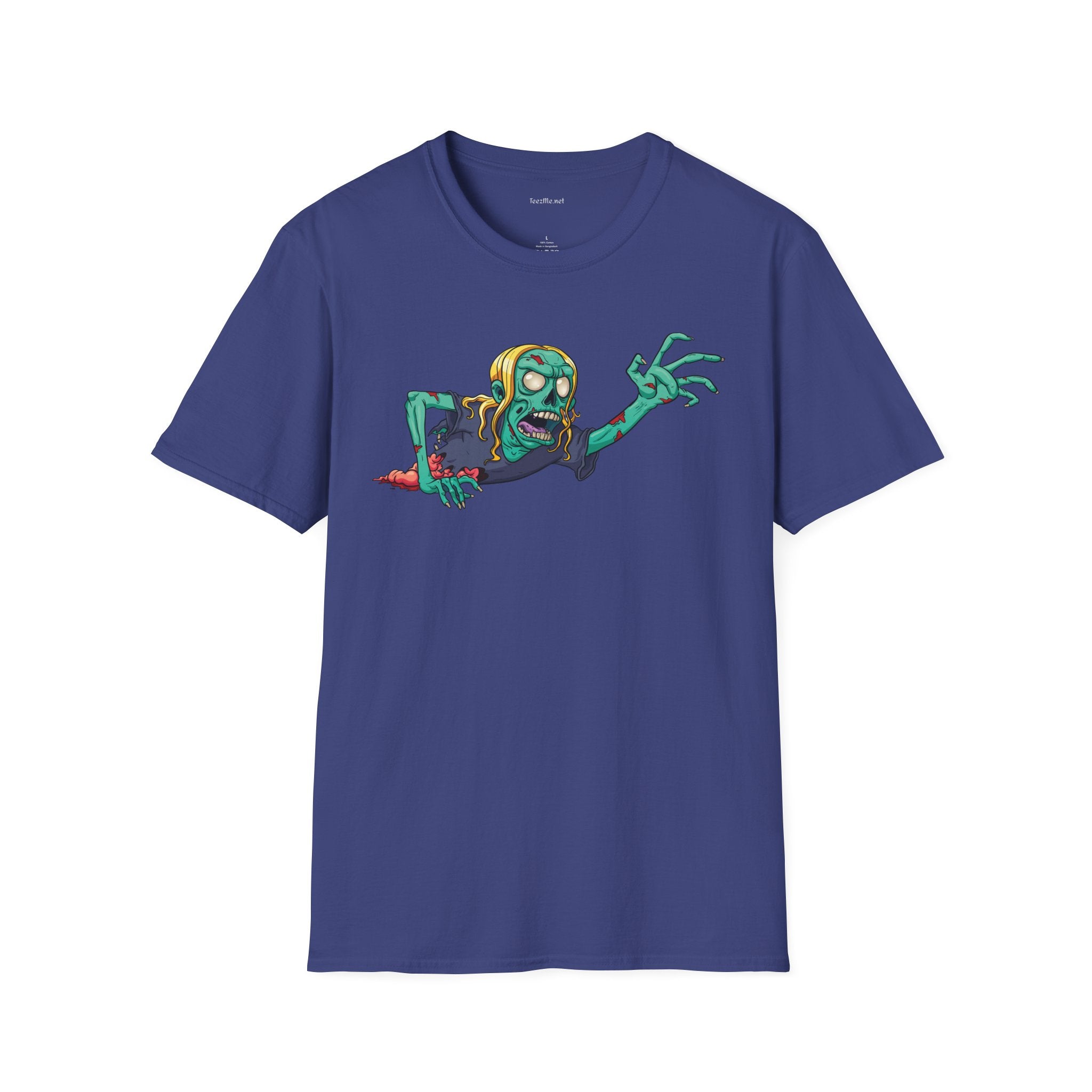 Zombie Grab - Unisex Softstyle T-Shirt 100% Cotton Graphic