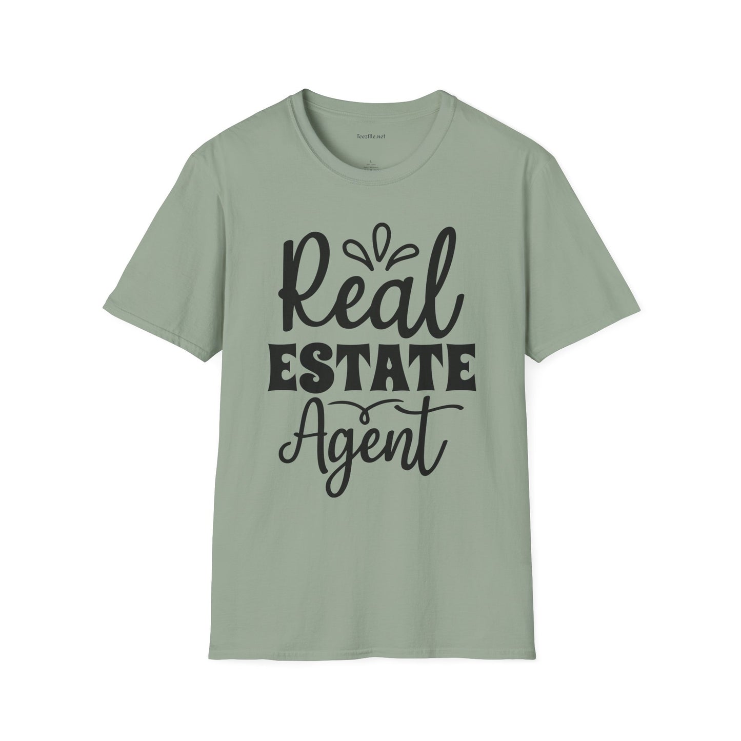 Real Estate Agent Unisex Soft Style T-Shirt 100% Cotton Graphic