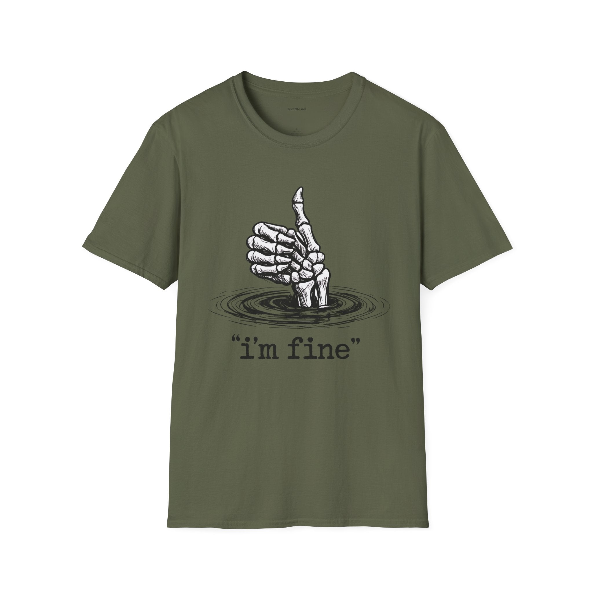 I'm Fine Skeleton Thumbs Up T-Shirt