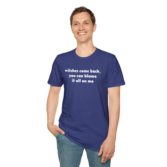 Witches come back - Unisex Softstyle T-Shirt 100% Cotton Graphic