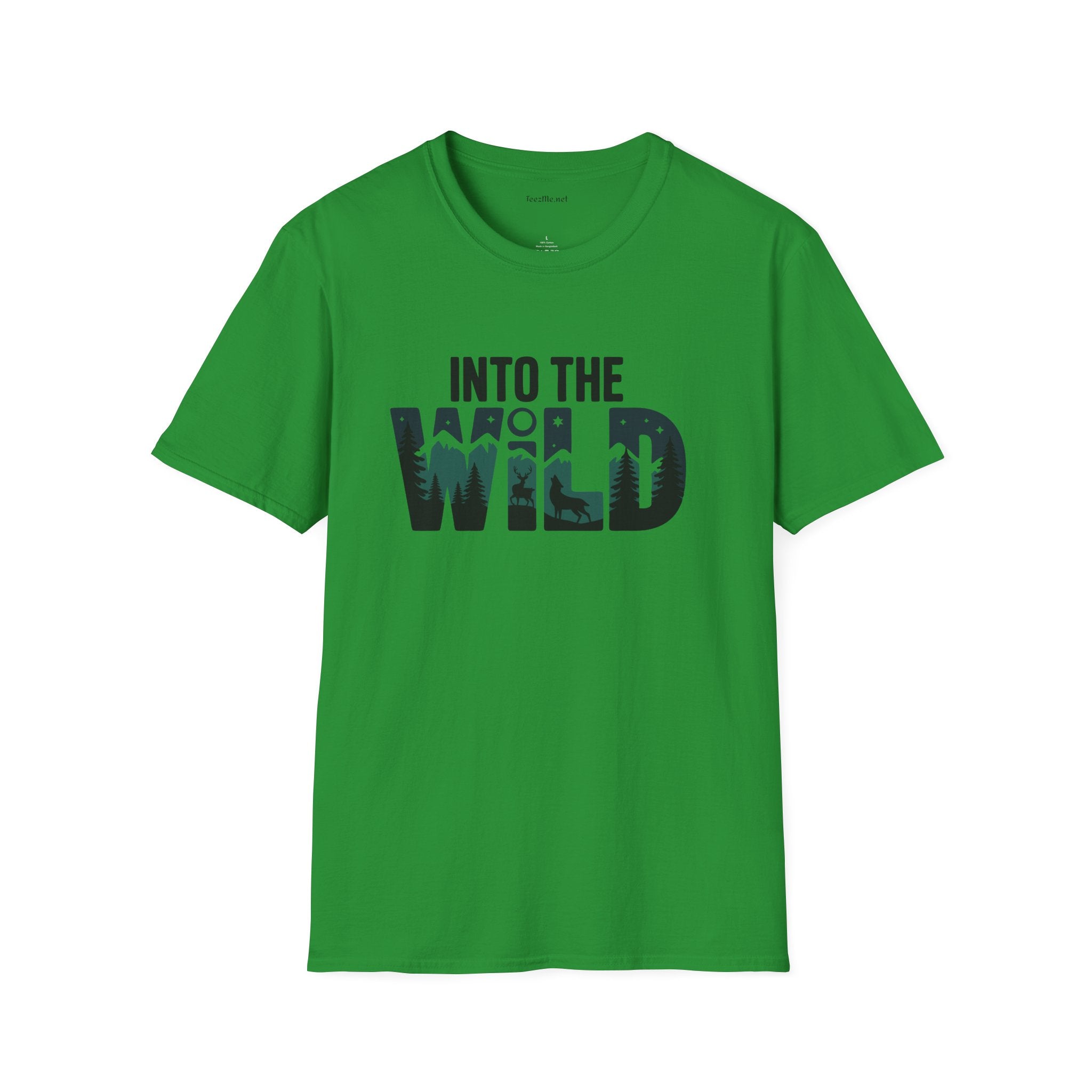 Into the WILD Unisex Softstyle T-Shirt 100% Cotton Graphic