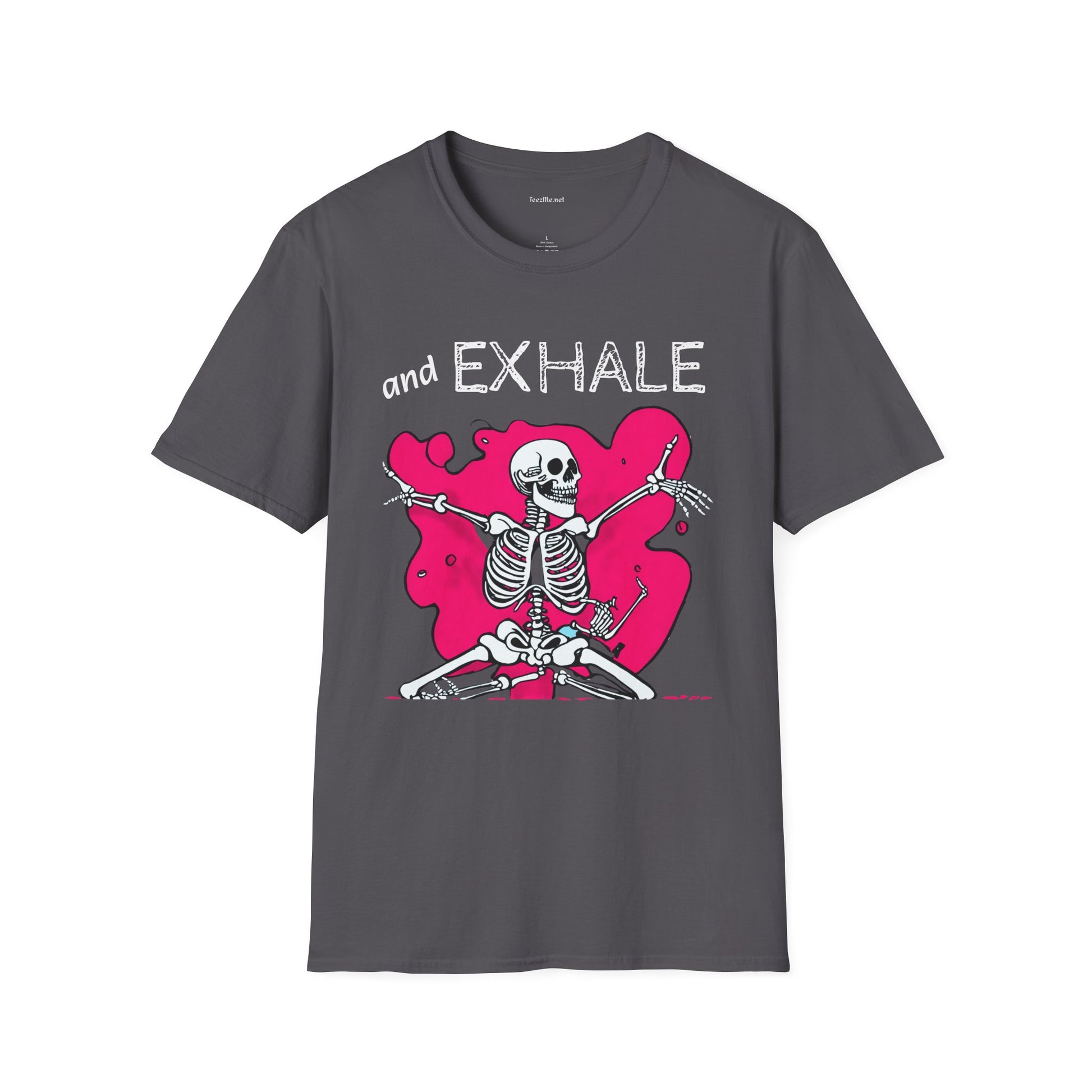 and EXHALE Unisex Softstyle T-Shirt 100% Cotton Graphic