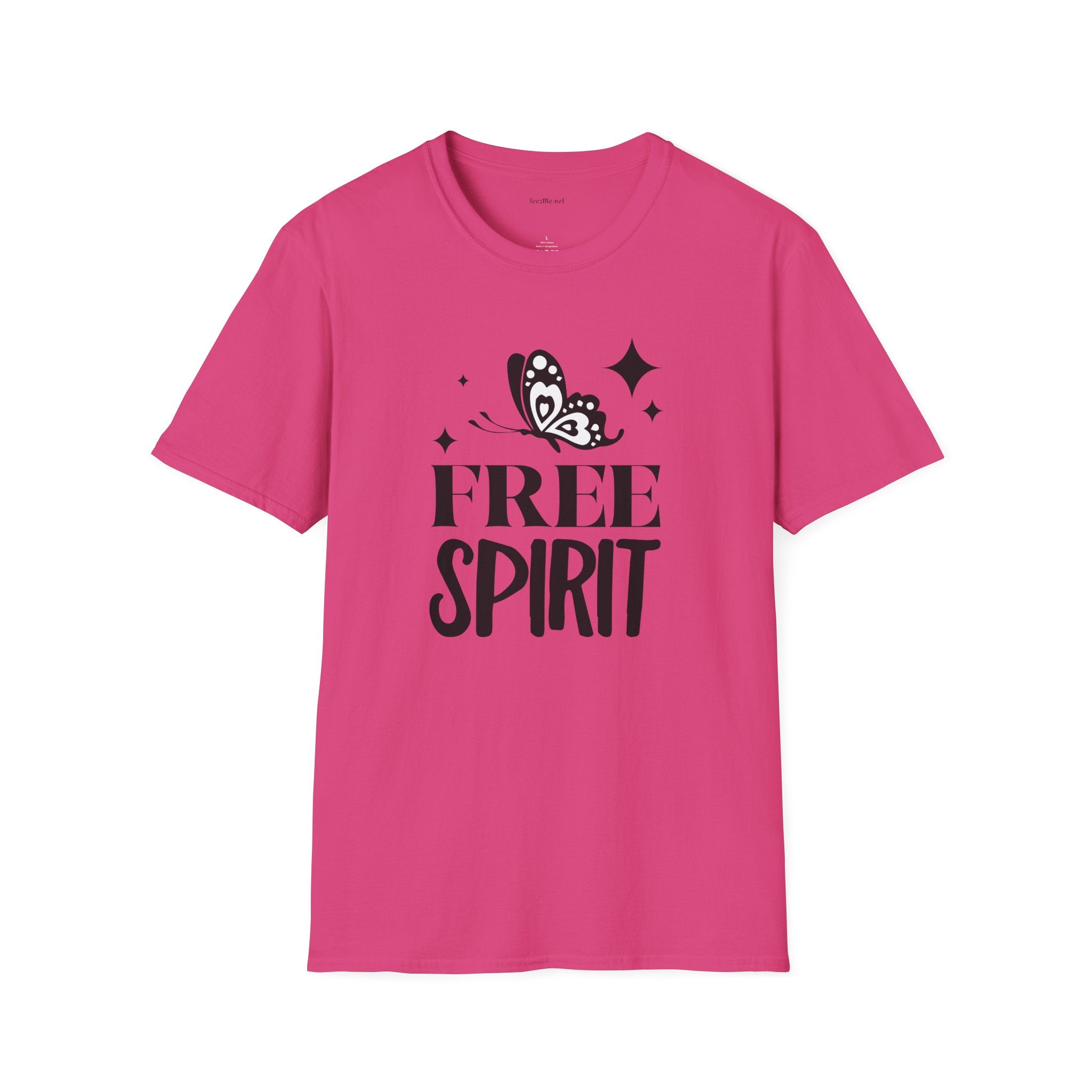 Free Spirit Butterfly T‑Shirt — Boho Casual Graphic Tee