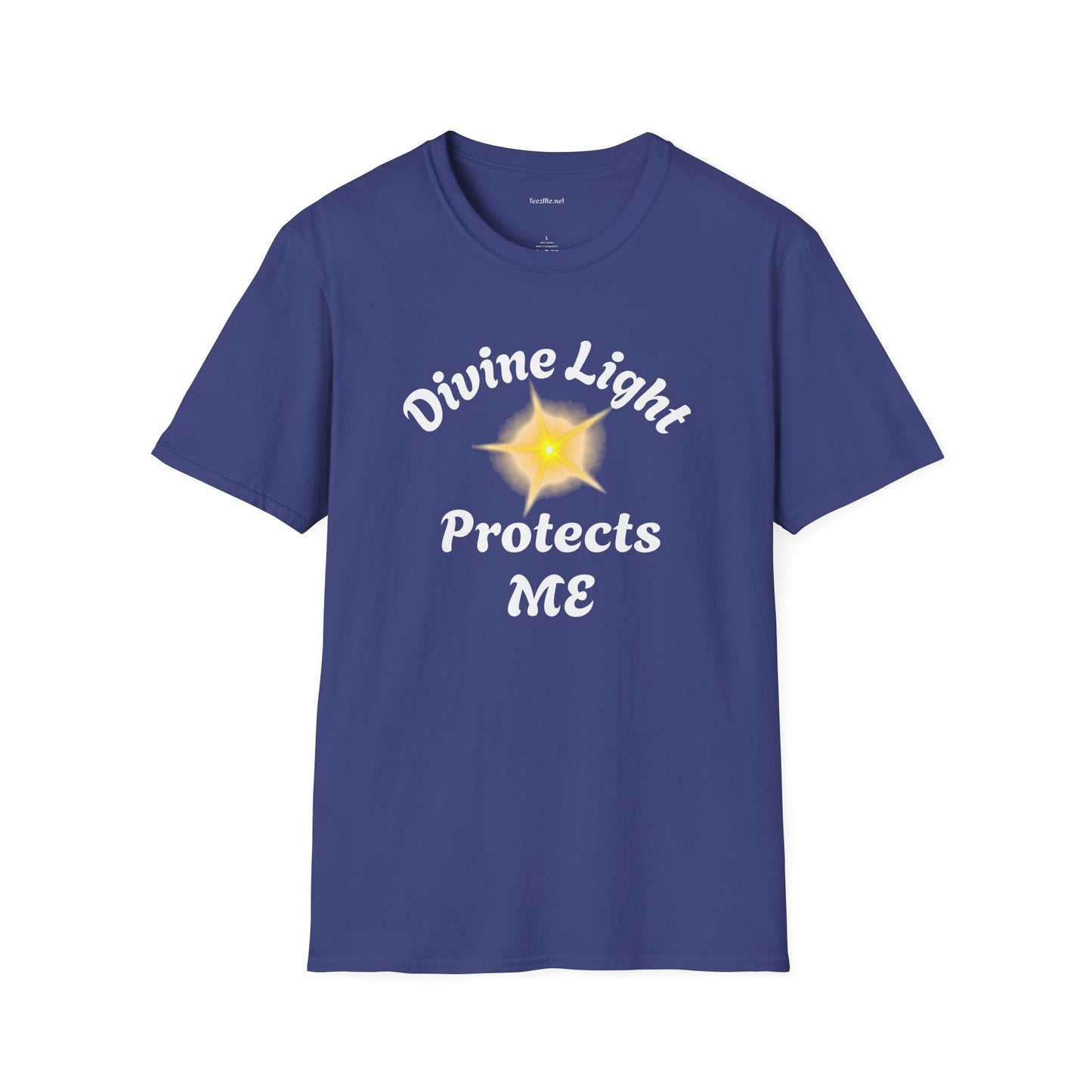 Divine Light Protects ME - Unisex Softstyle T-Shirt 100% Cotton Graphic