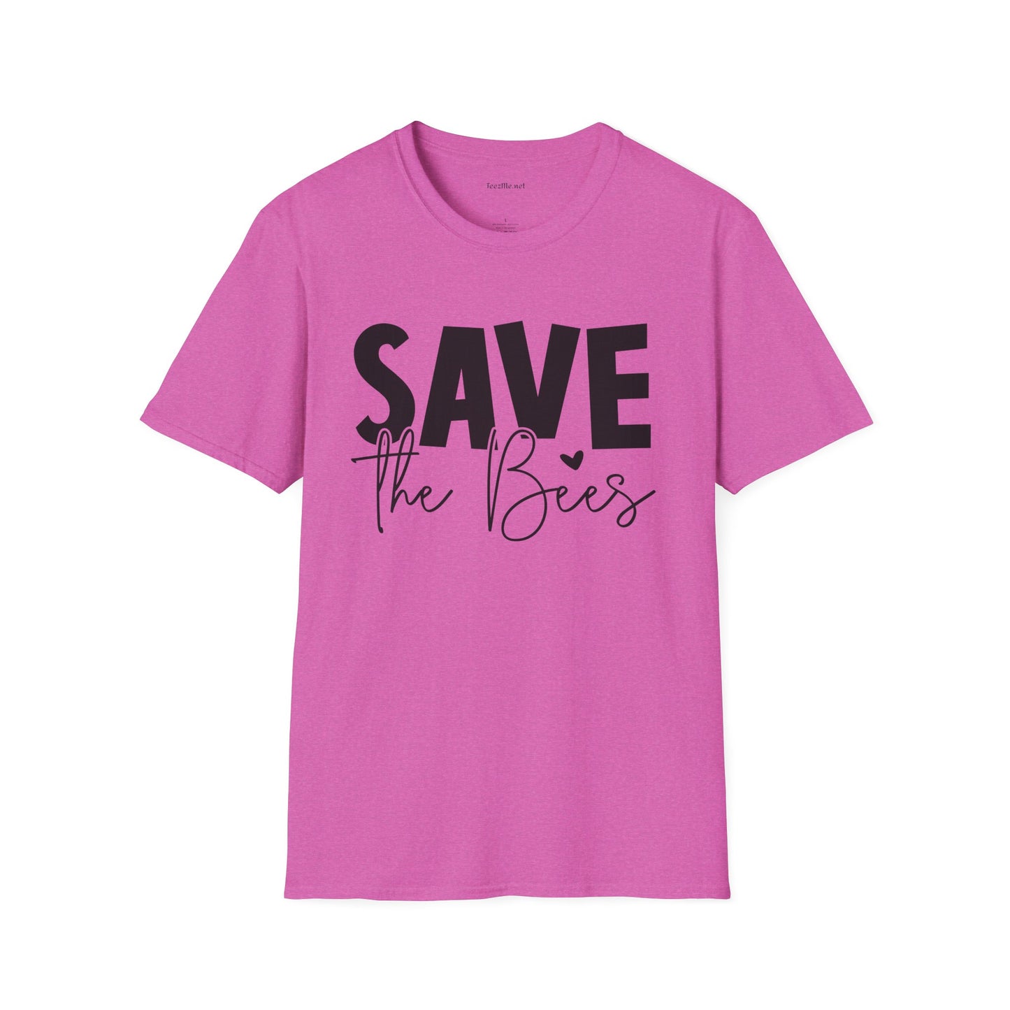 Save The Bees 03 Unisex Soft Style T-Shirt 100% Cotton Graphic