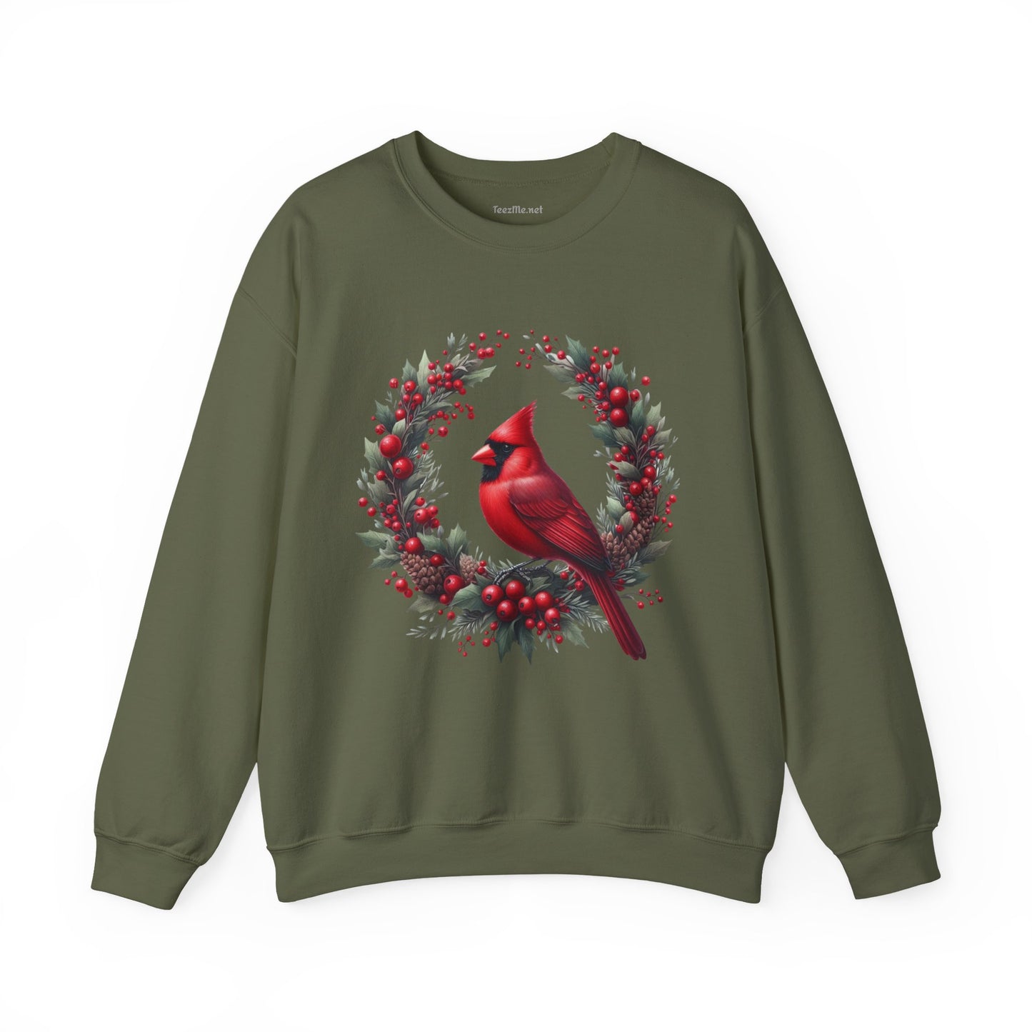 Christmas Cardinal Unisex Heavy Blend™ Crewneck Sweatshirt