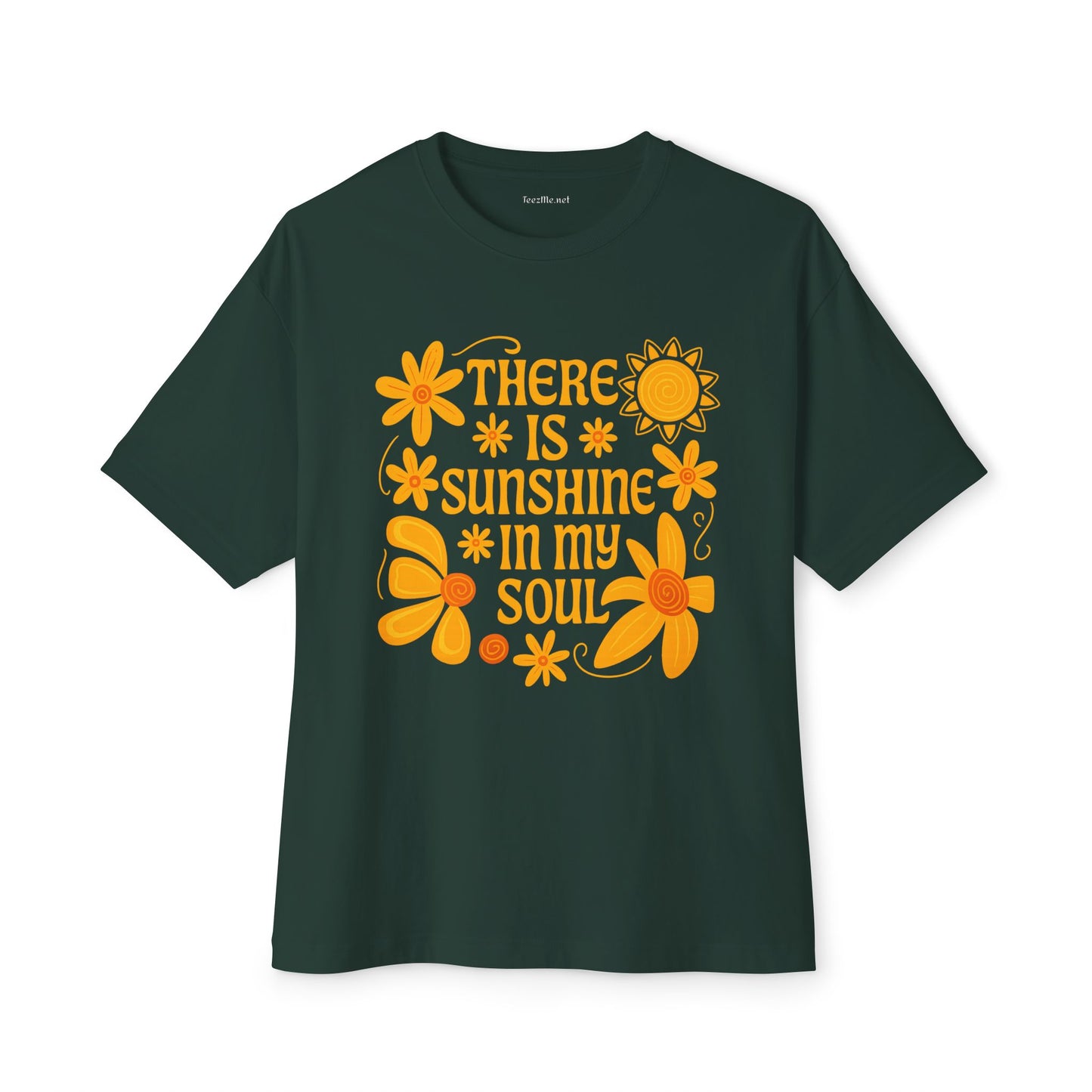 There is Sunshine in My Soul Unisex Oversized Boxy Tee