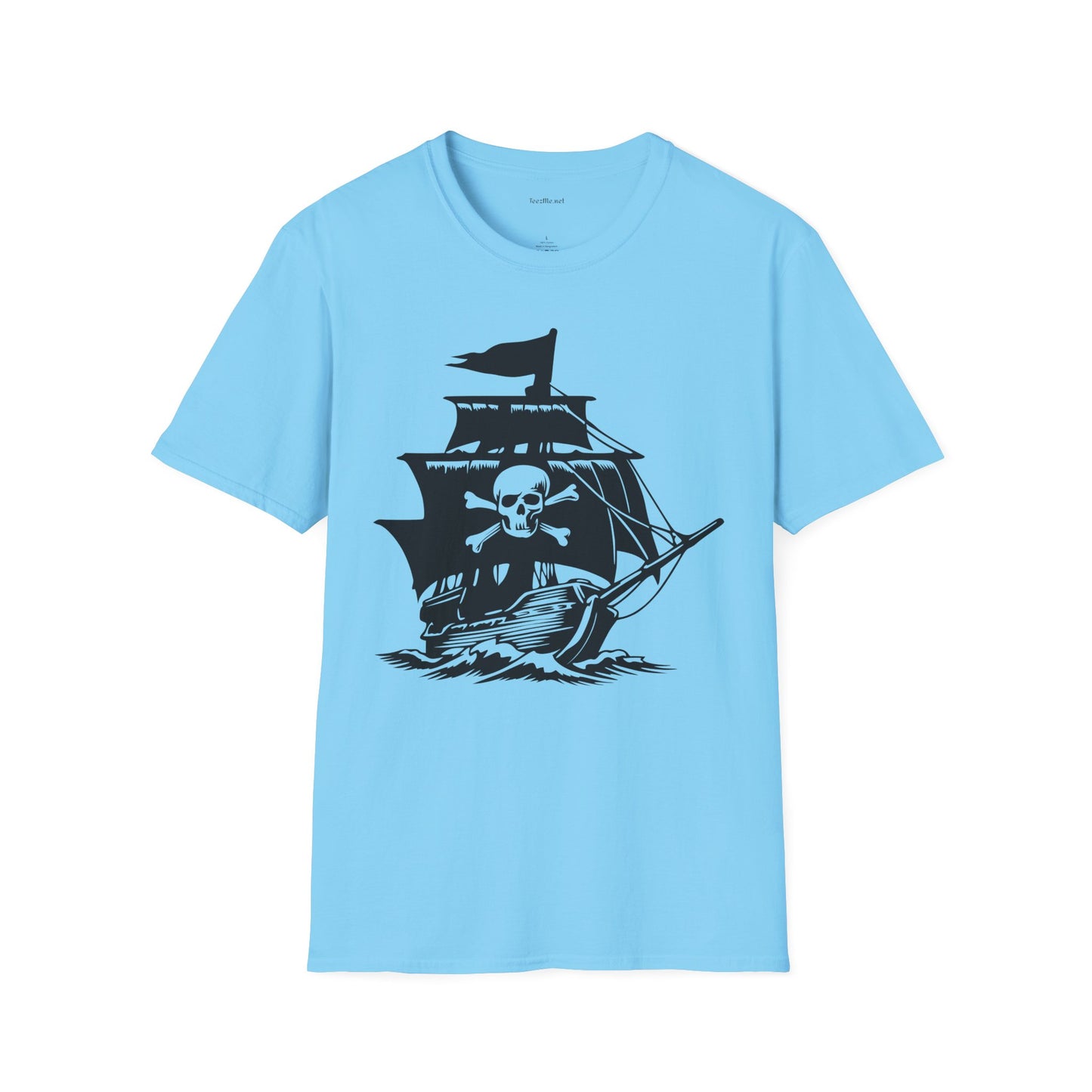 Pirate Ship  - Unisex Softstyle T-Shirt 100% Cotton Graphic