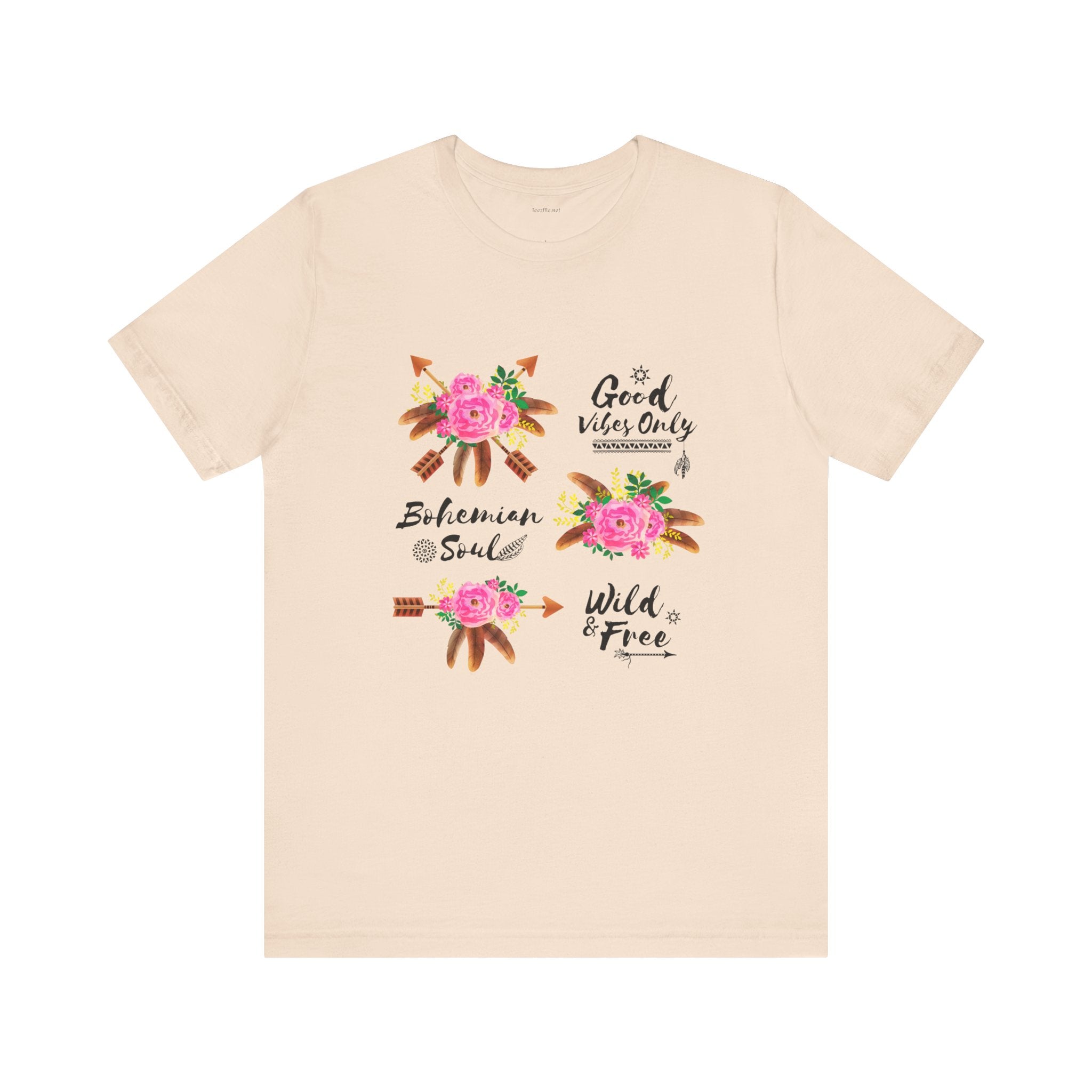 Wild & Free - Unisex Jersey Short Sleeve Tee #BOHO
