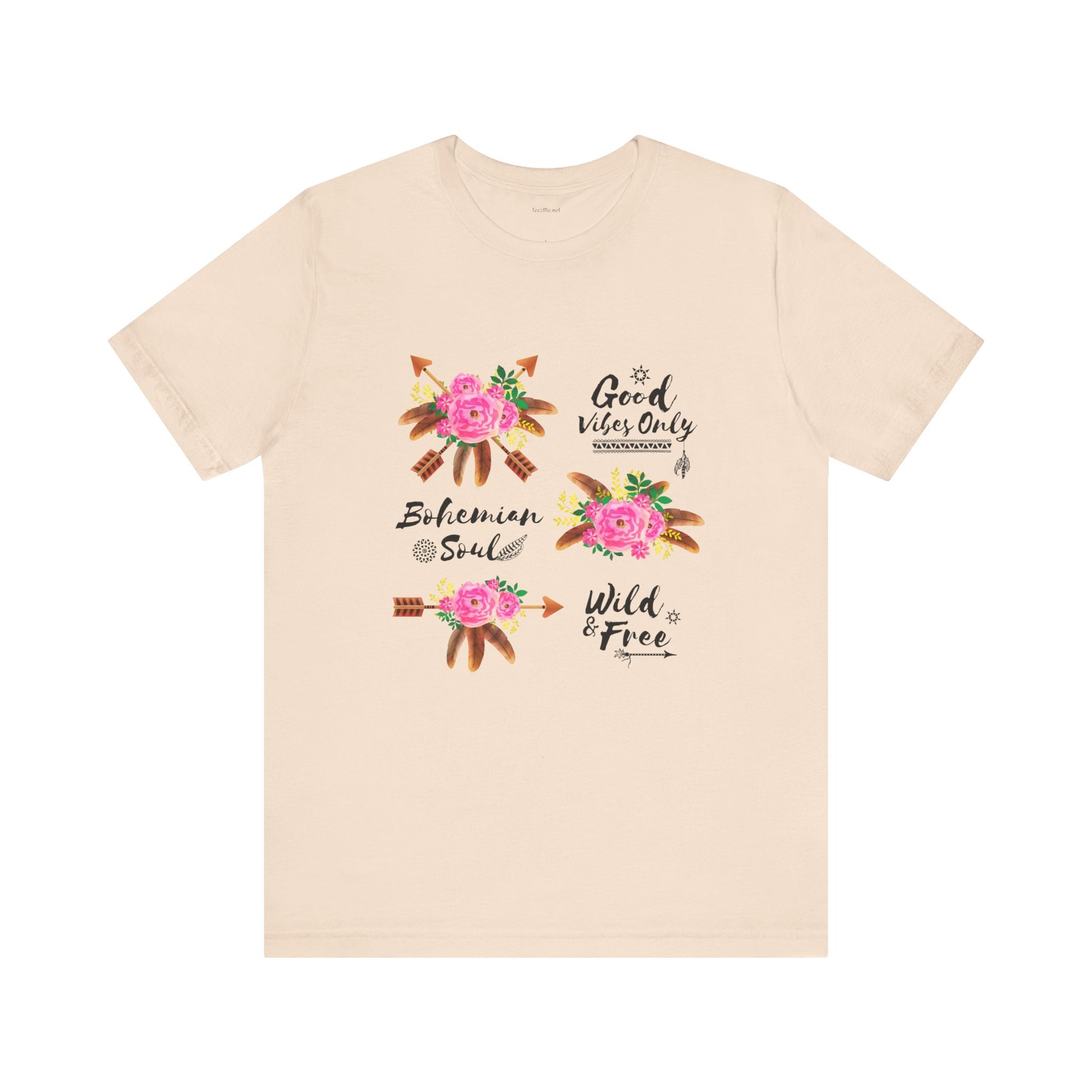 Wild & Free - Unisex Jersey Short Sleeve Tee #BOHO