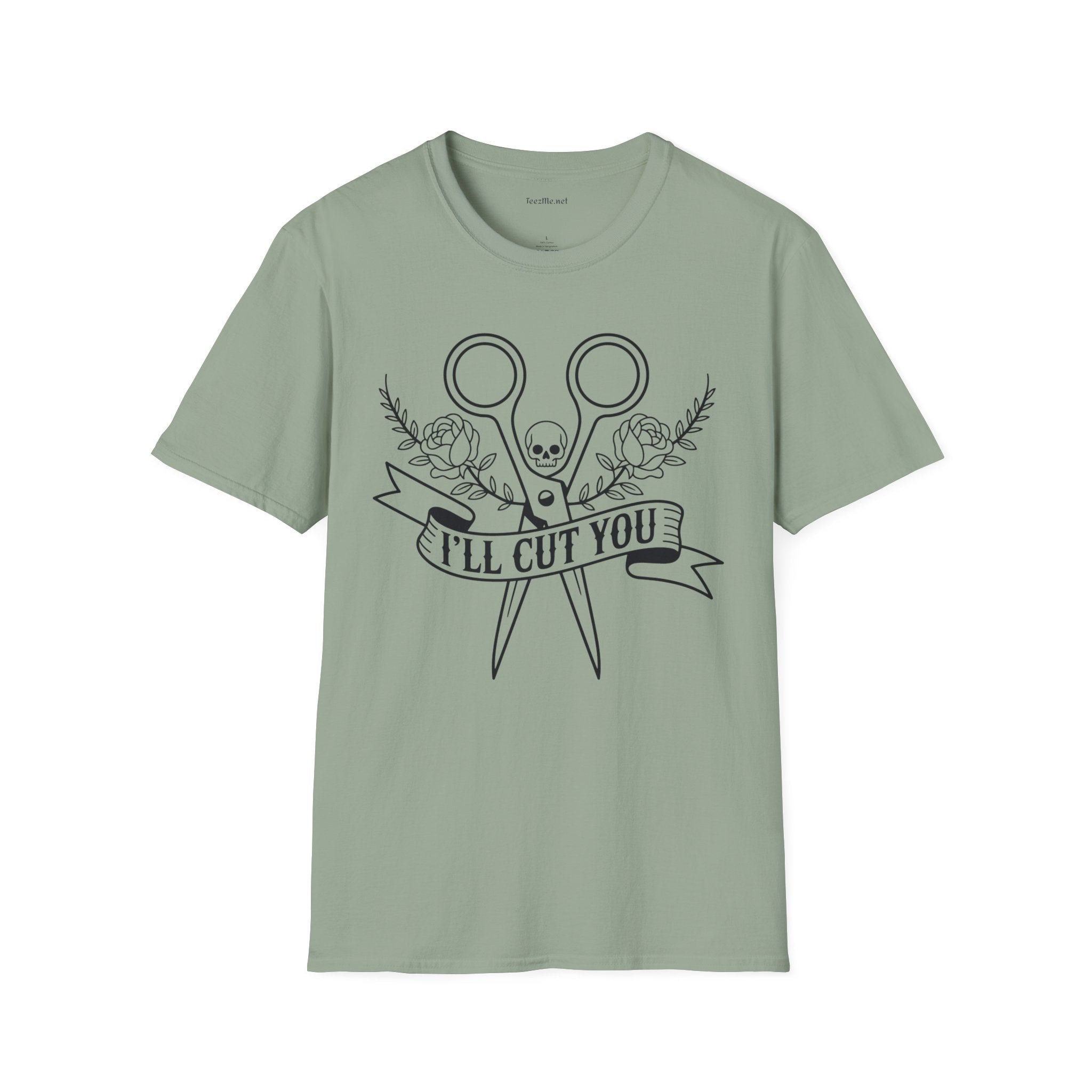 I'll Cut You Hairstylist Love Unisex Softstyle T-Shirt 100% Cotton Graphic