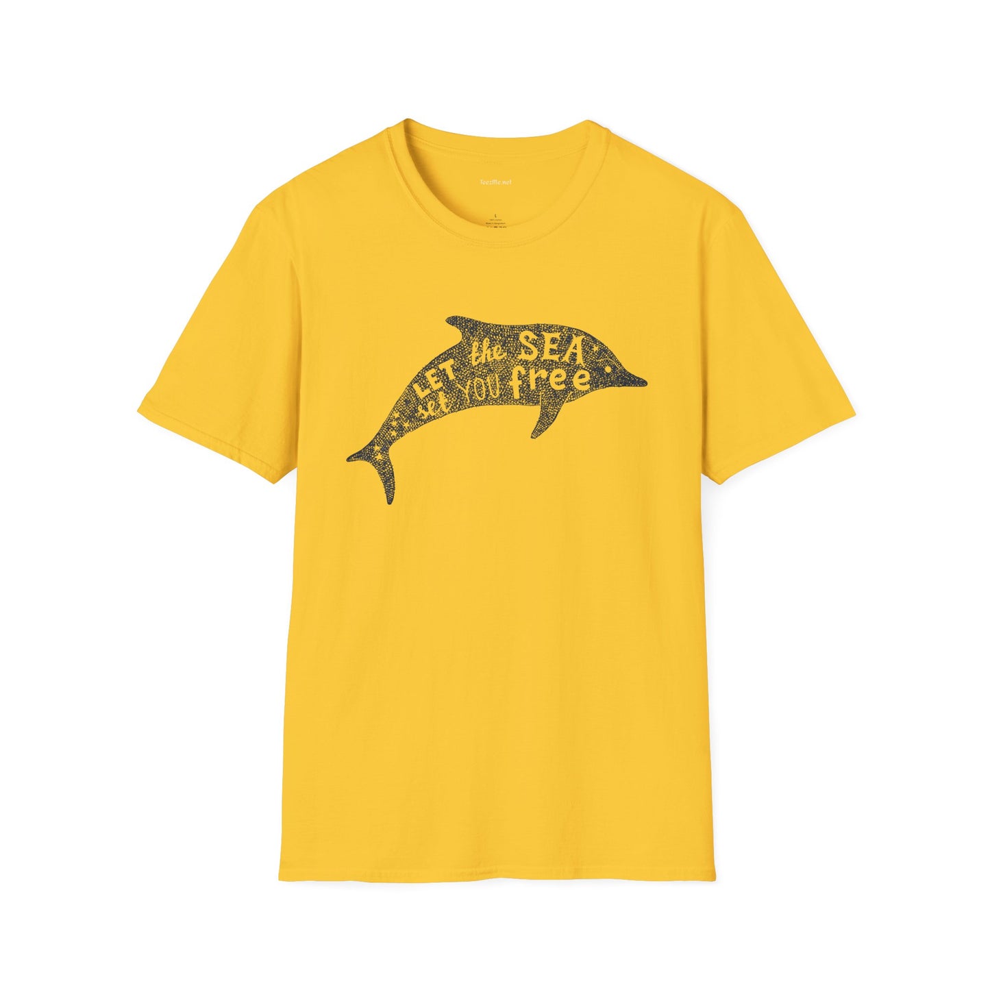 Let the sea - Unisex Softstyle T-Shirt 100% Cotton Graphic