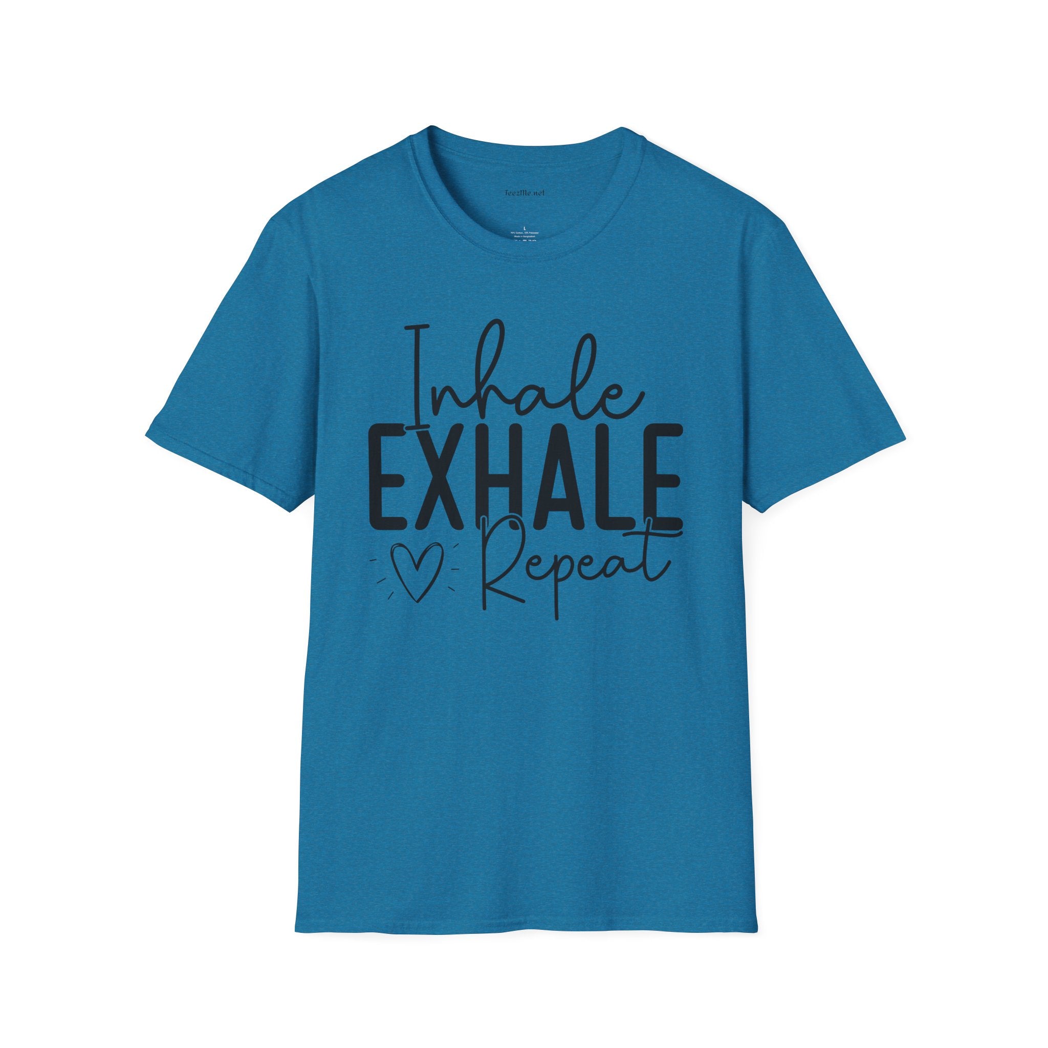 Inhale Exhale - Unisex Softstyle T-Shirt 100% Cotton Graphic