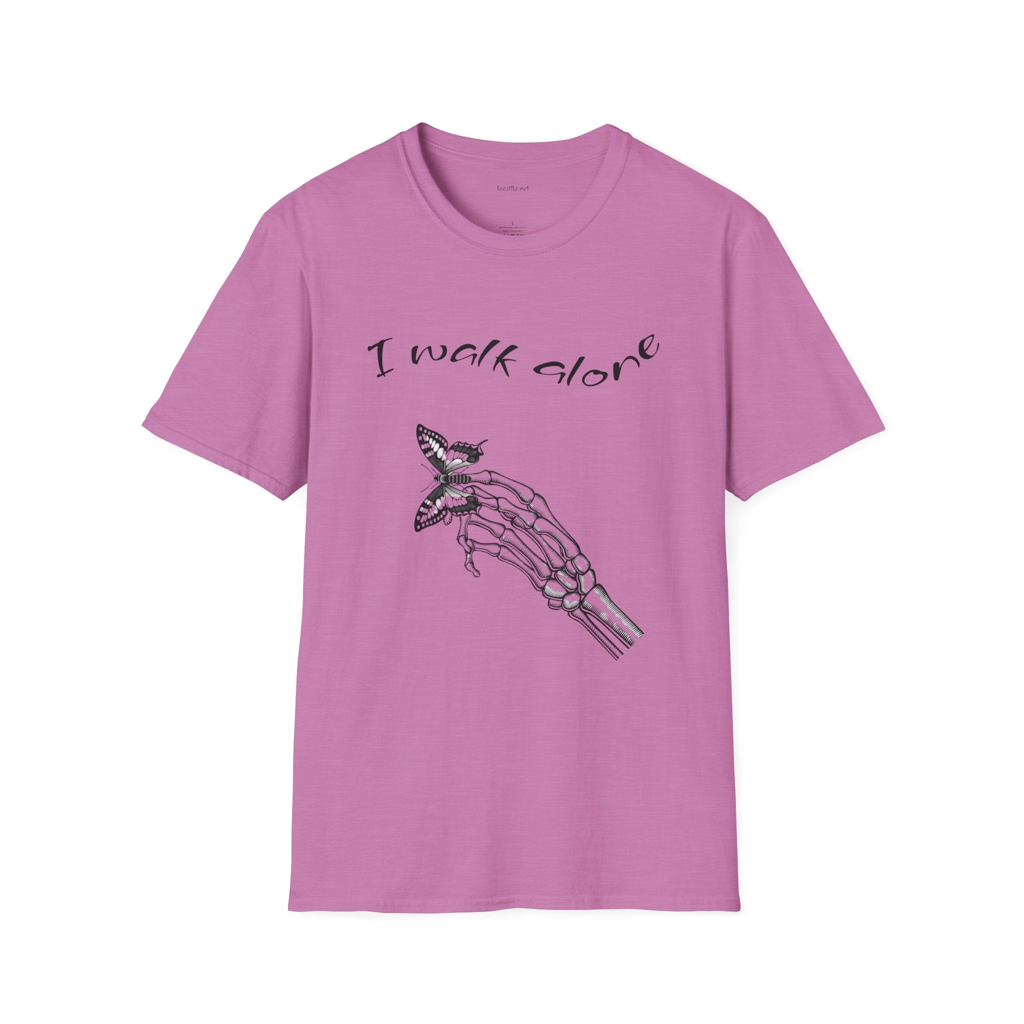 I walk alone - Unisex Softstyle T-Shirt 100% Cotton Graphic