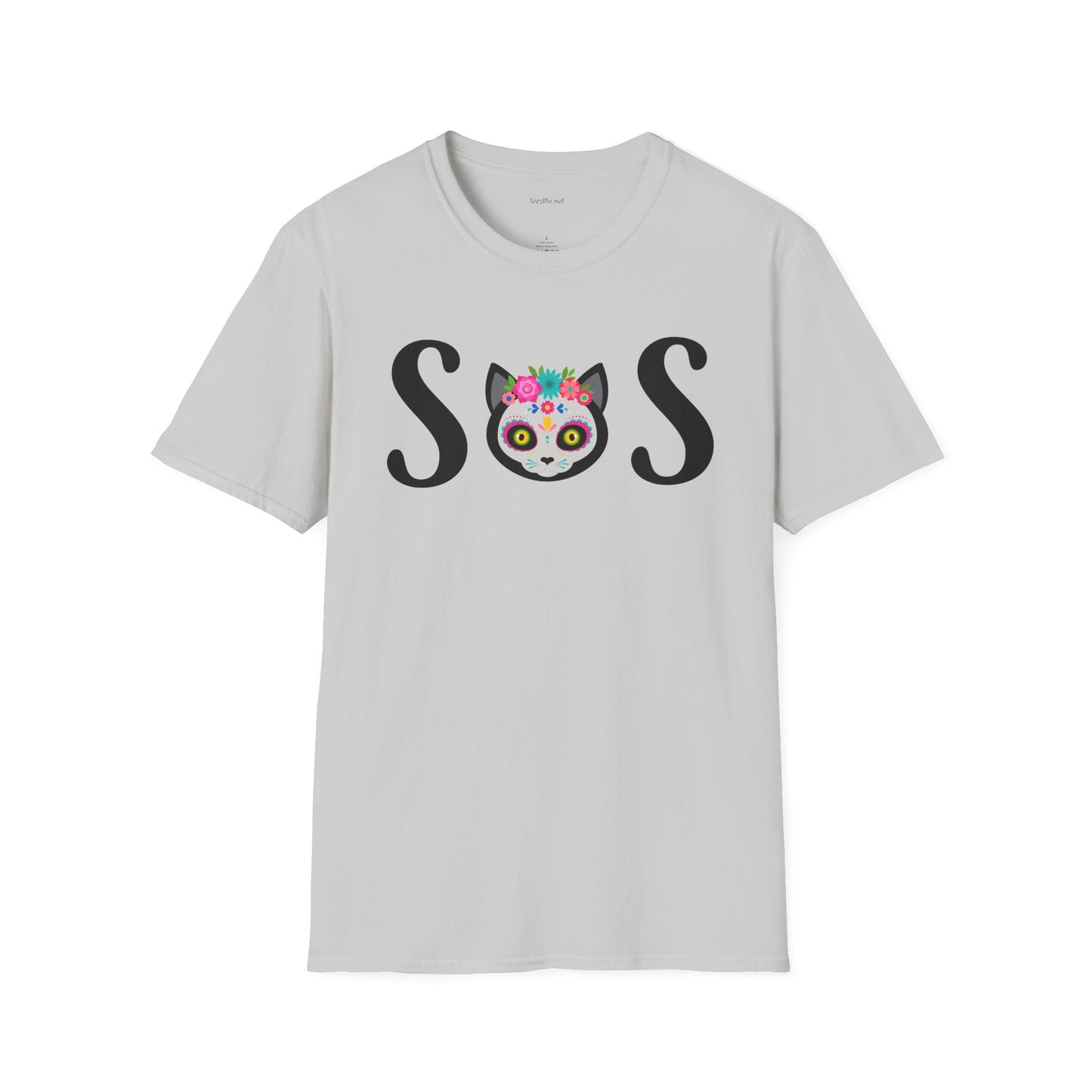 S O S - Unisex Softstyle T-Shirt 100% Cotton Graphic