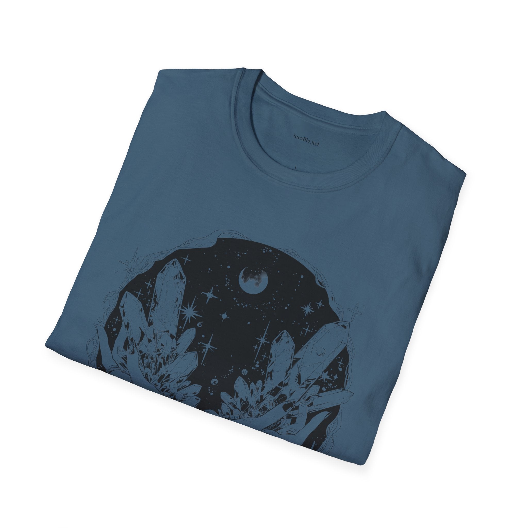 Crystal Moon Magic  - Unisex Softstyle T-Shirt 100% Cotton Graphic