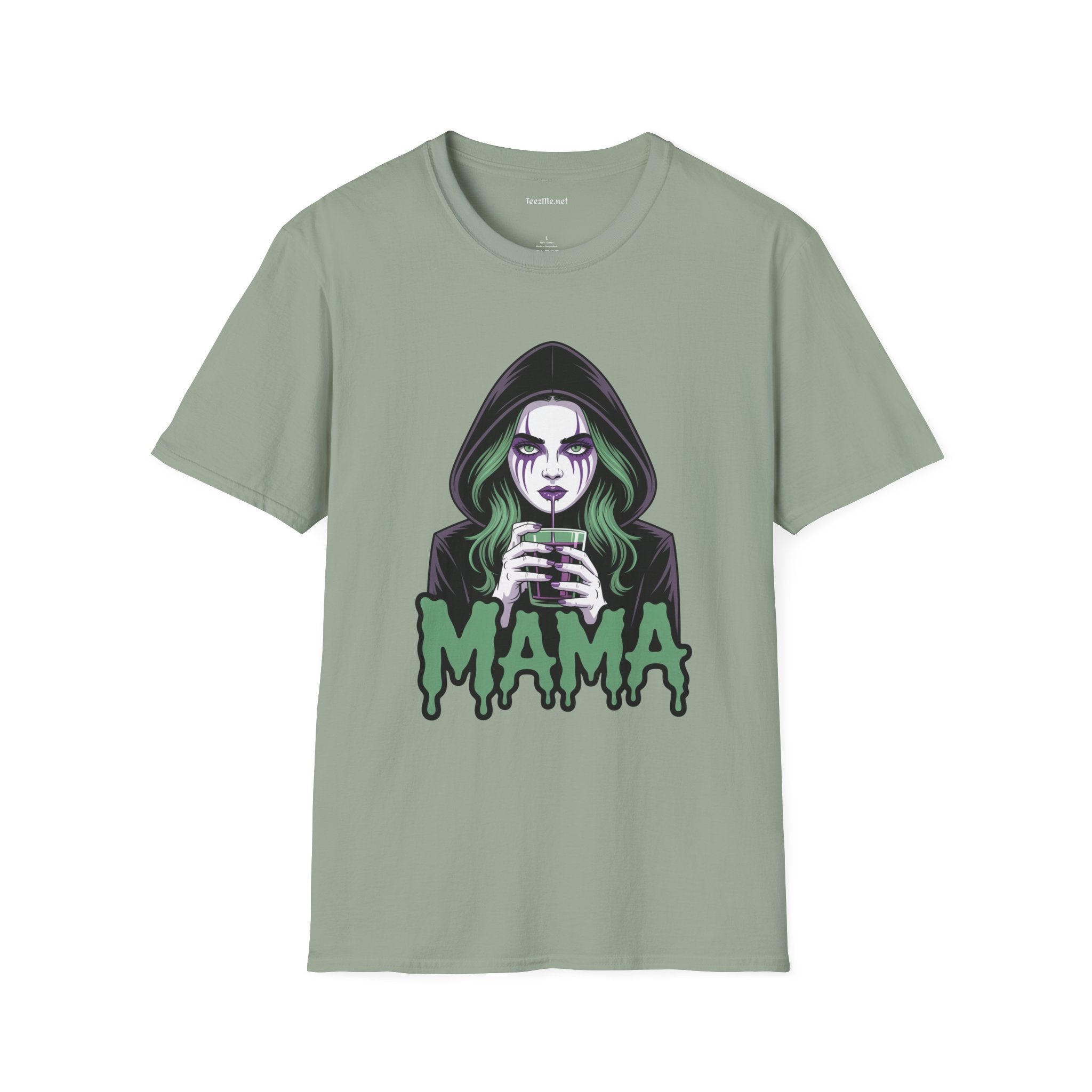 Cute Horror Mama Unisex Soft Style T-Shirt 100% Cotton Graphic