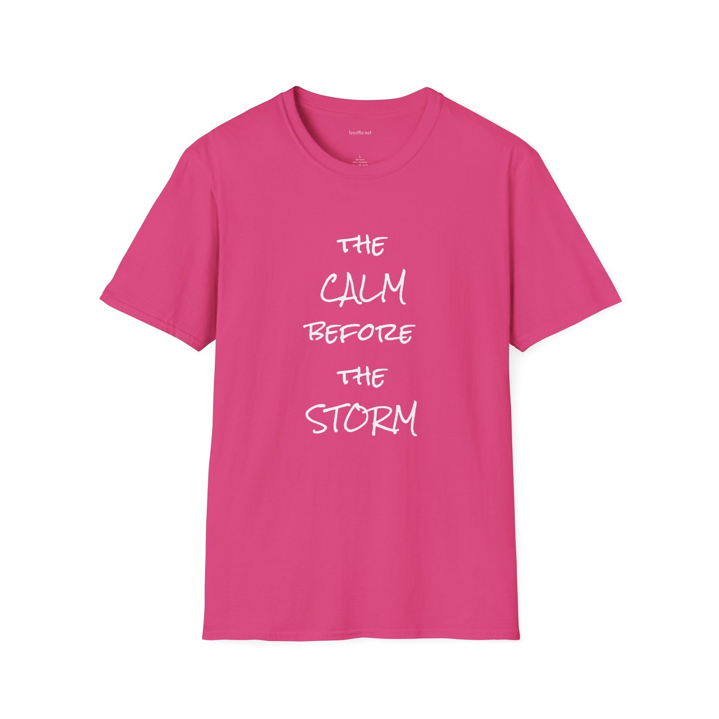 The CALM before the STORM - Unisex Softstyle T-Shirt 100% Cotton Graphic