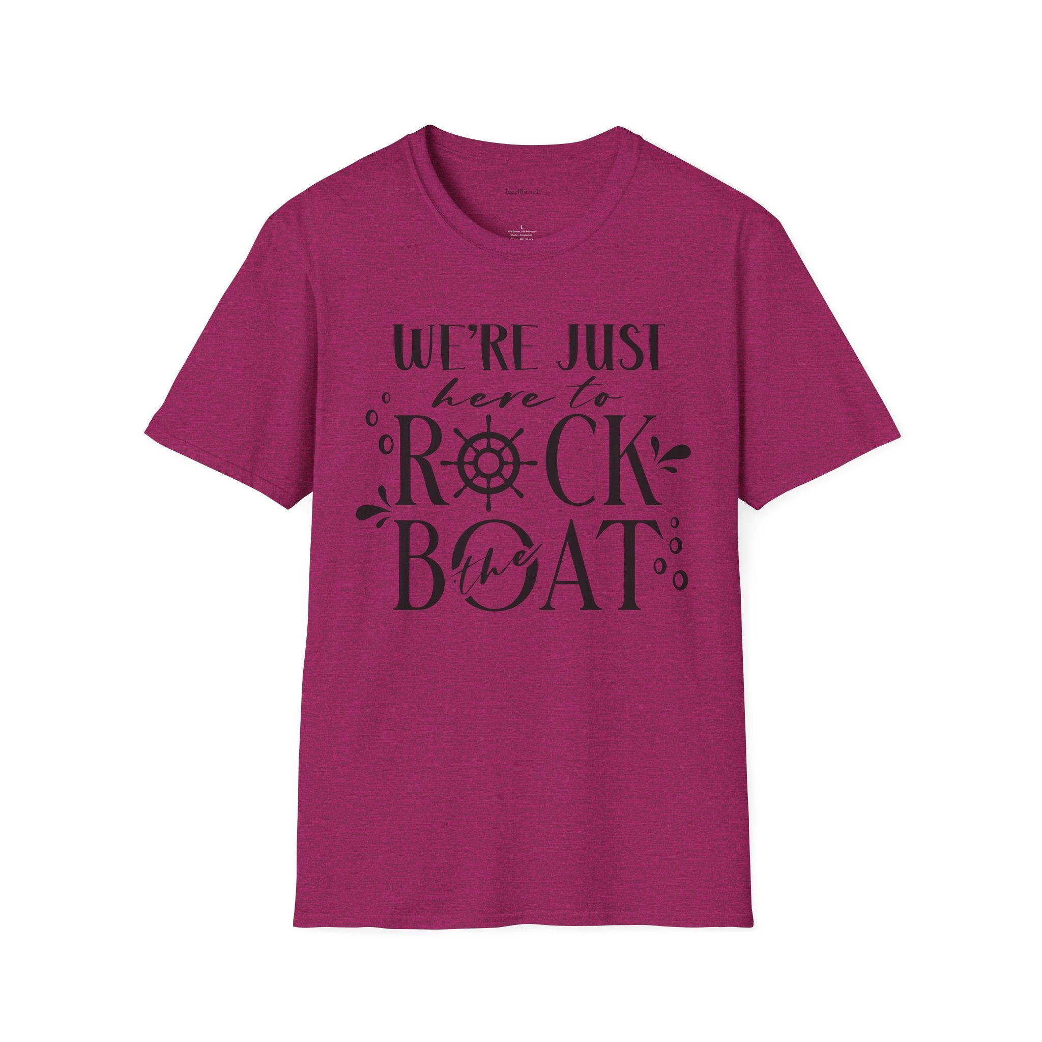 Rock the Boat - Unisex Softstyle T-Shirt 100% Cotton Graphic