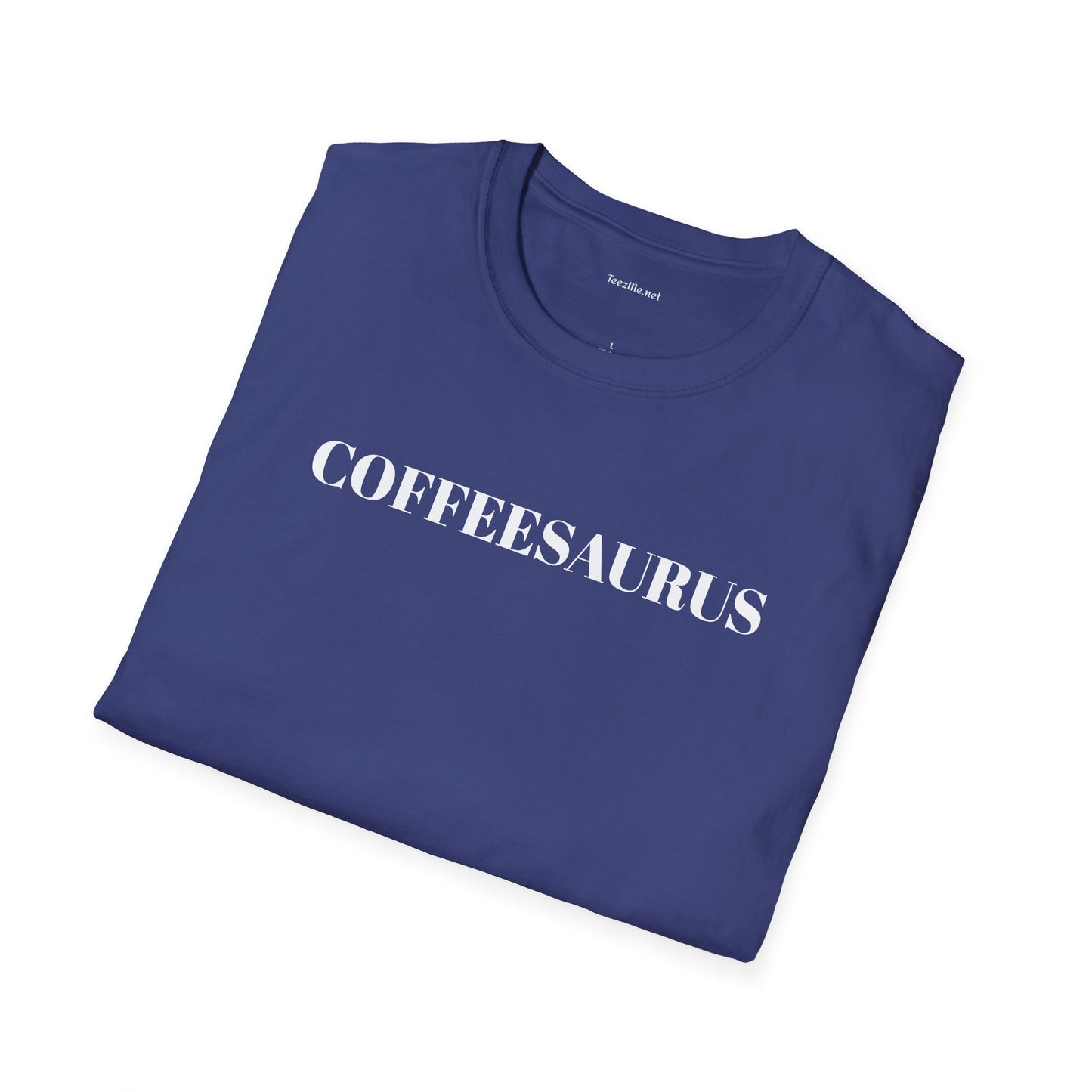 COFFEESAURUS - Unisex Softstyle T-Shirt 100% Cotton Graphic
