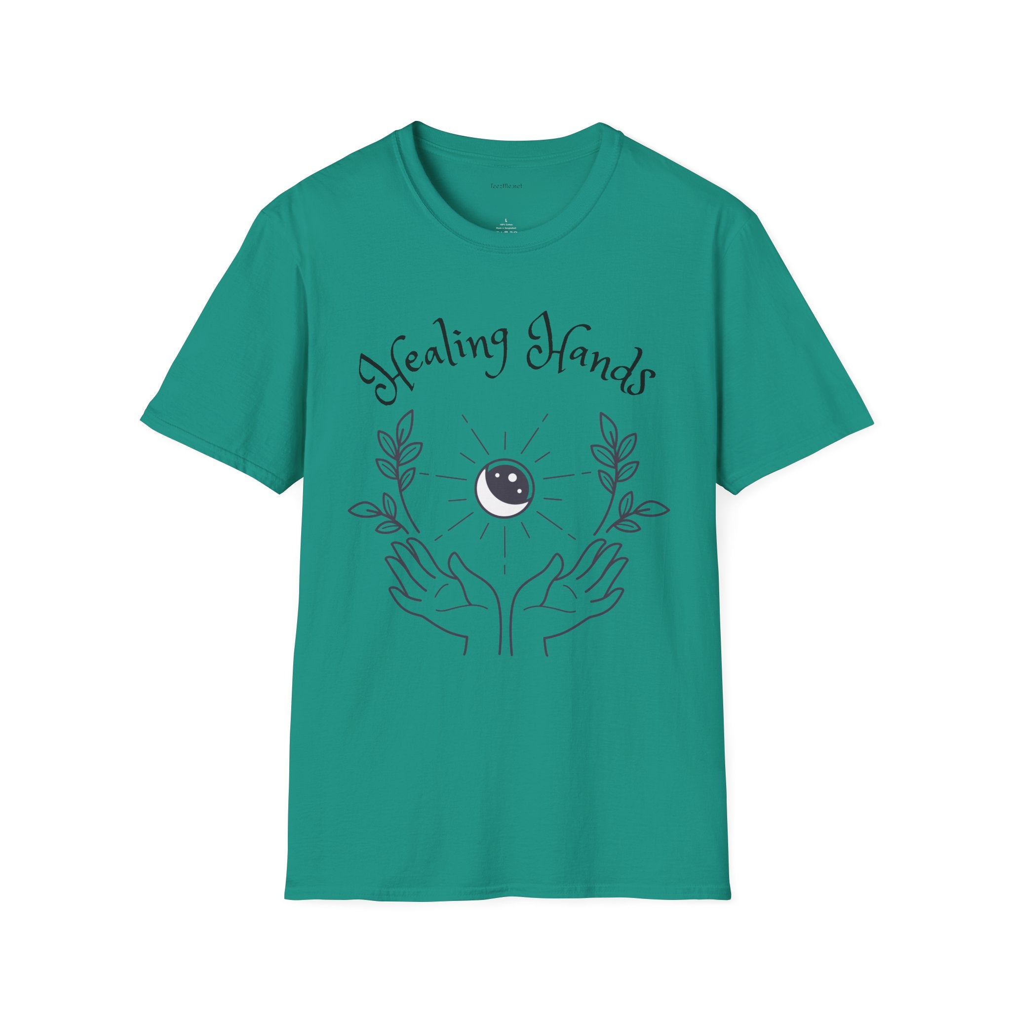 Healing Hands - Unisex Softstyle T-Shirt 100% Cotton Graphic #Reiki